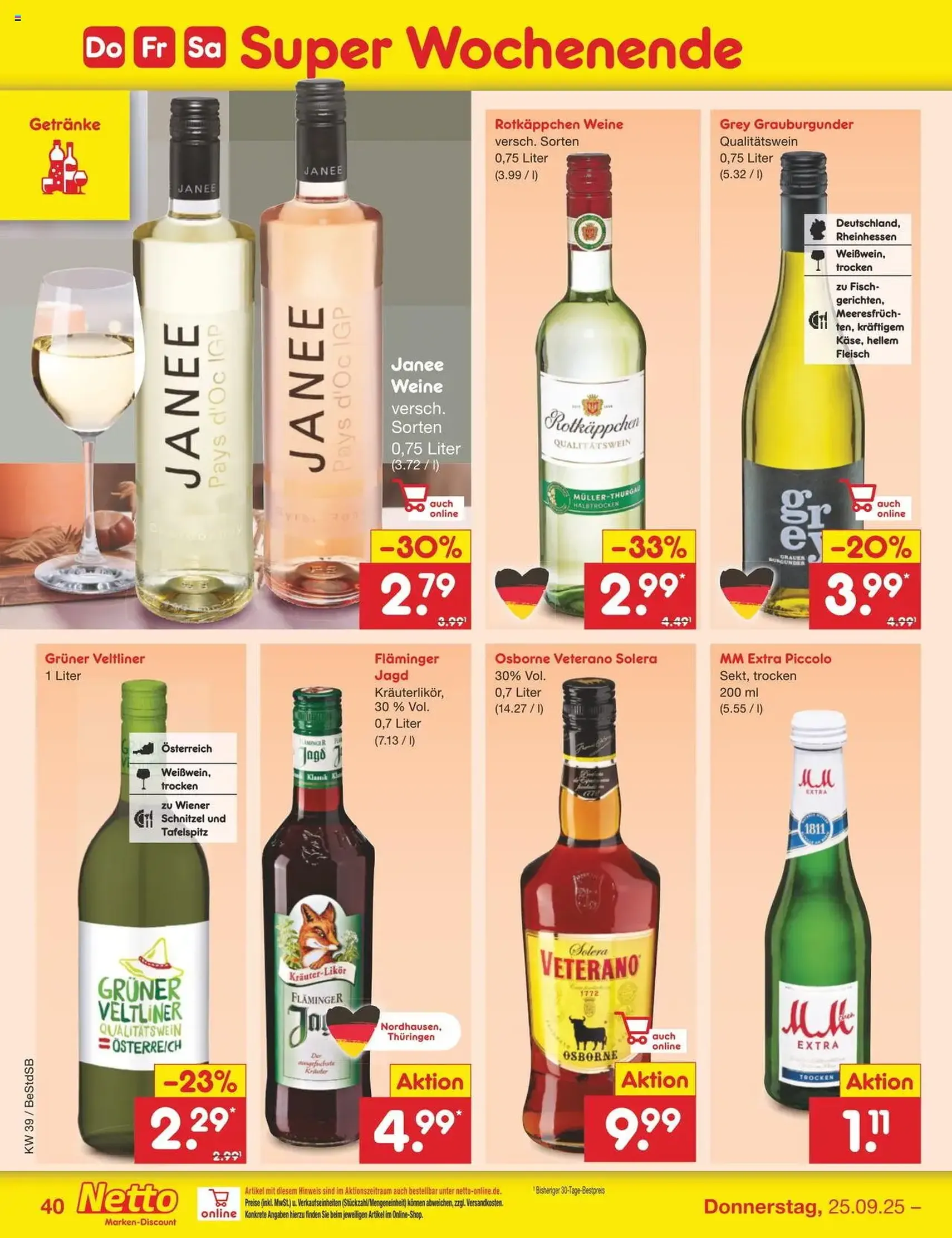 Netto Marken-Discount Prospekt - Gültiger Prospekt ab 22.09.2025, Seite 44 von insgesamt 63