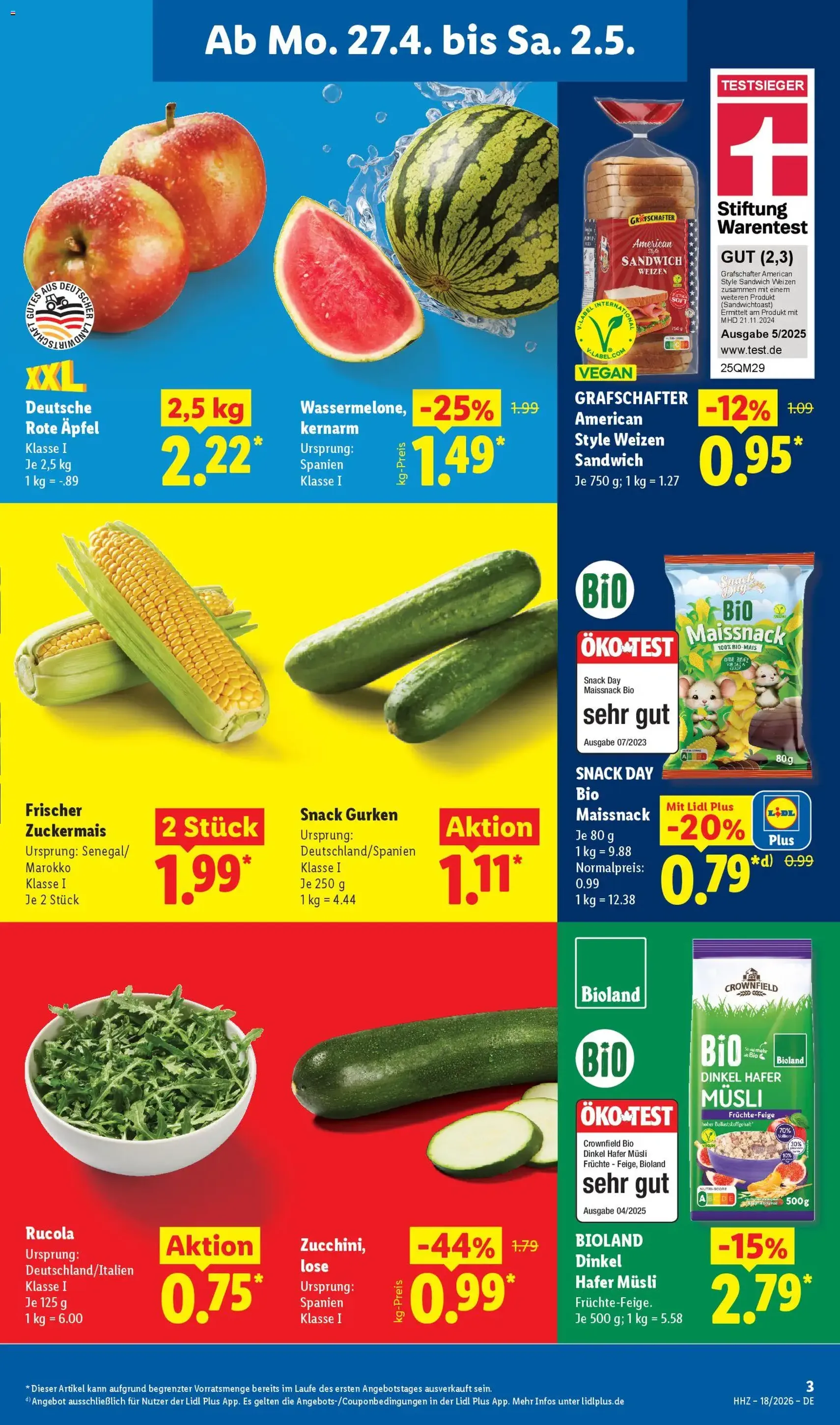 Lidl Prospekt - Gültiger Prospekt ab 27.04.2026, Seite 5 von insgesamt 68