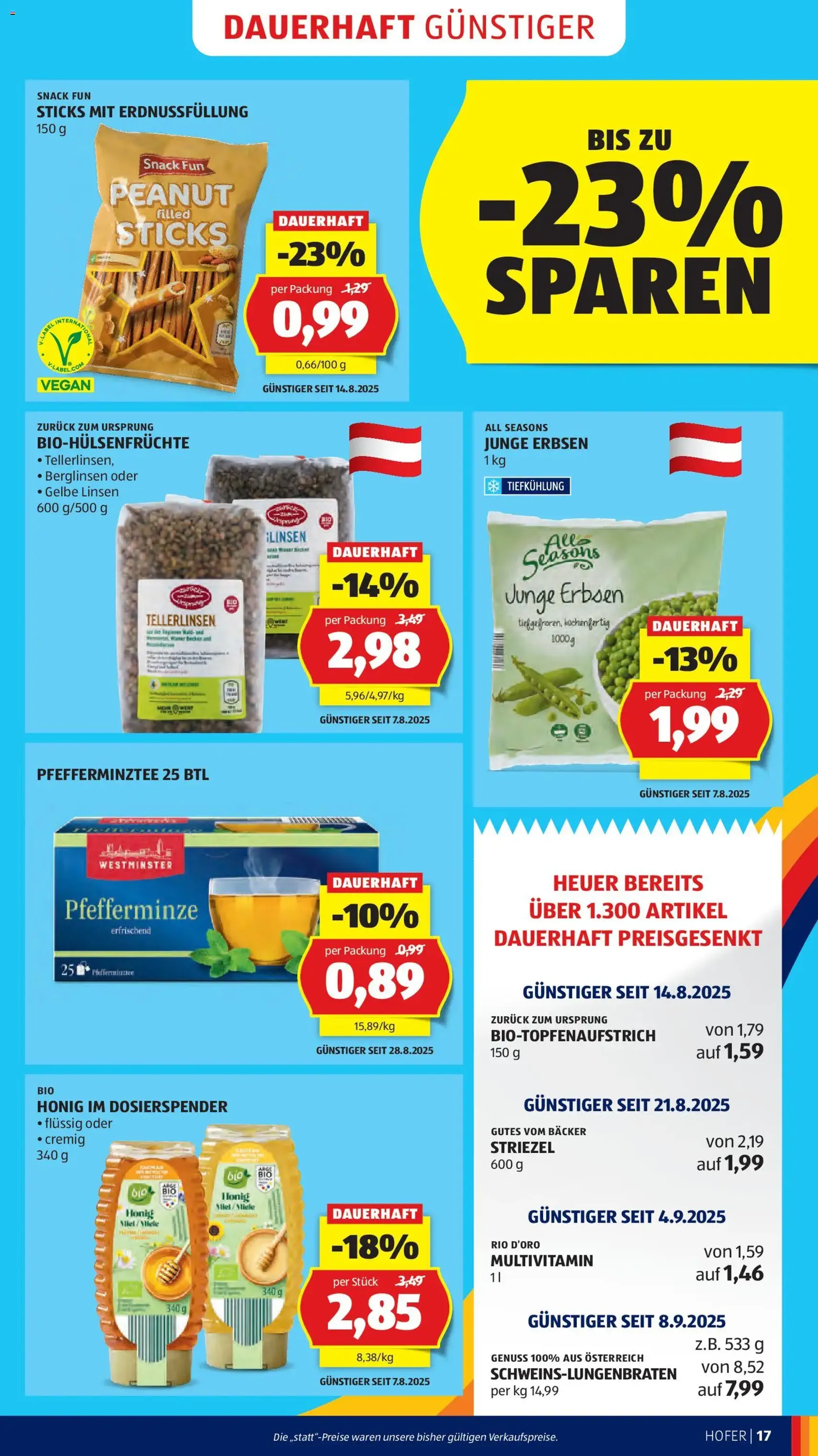 Hofer Flugblatt - Gültiger Prospekt ab 24.10.2025, Seite 19 von insgesamt 45 Hofer Flugblatt - Gültiger Prospekt ab 24.10.2025, Seite 19 von insgesamt 45