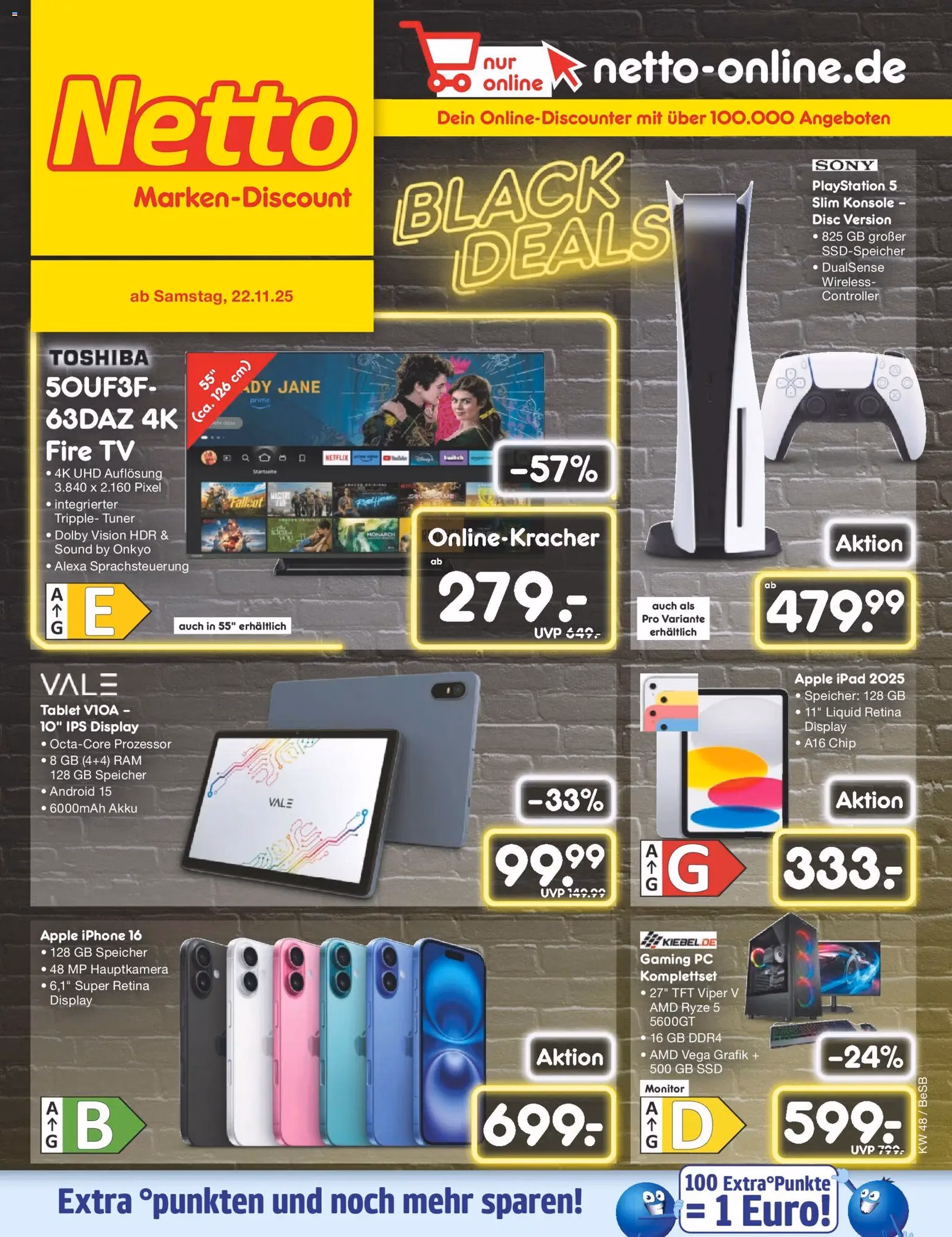 Netto Marken-Discount - Black Friday - Gültiger Prospekt ab 24.11.2025, Seite 24 von insgesamt 60