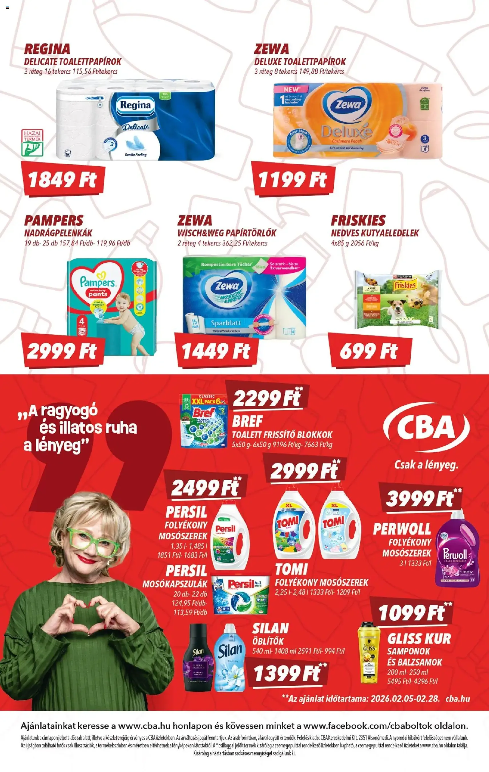 CBA Akciós újság - 2026.02.12. érvényes szórólap 8 oldal 8 oldalból