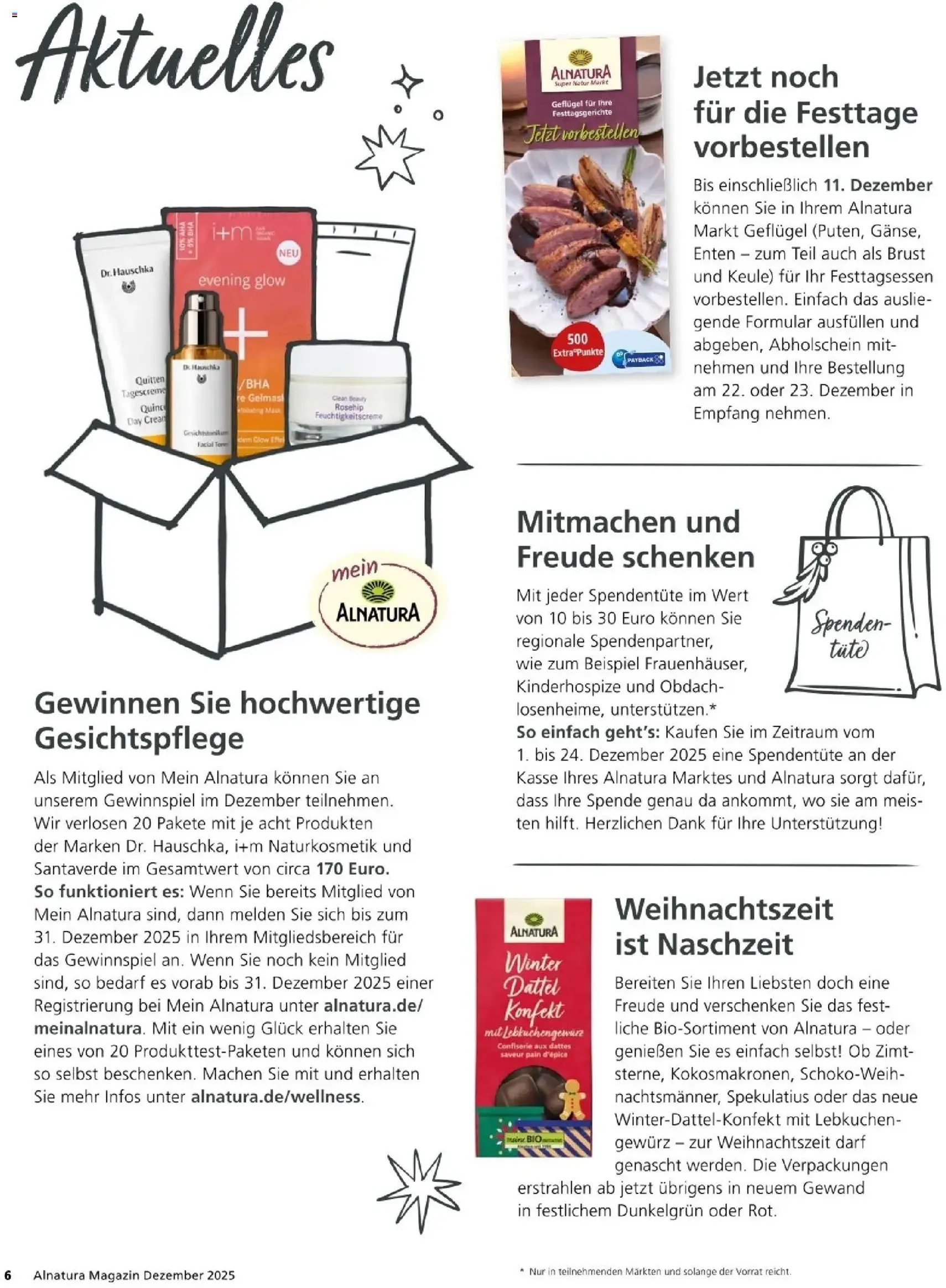Alnatura Prospekt - Gültiger Prospekt ab 01.12.2025, Seite 6 von insgesamt 64