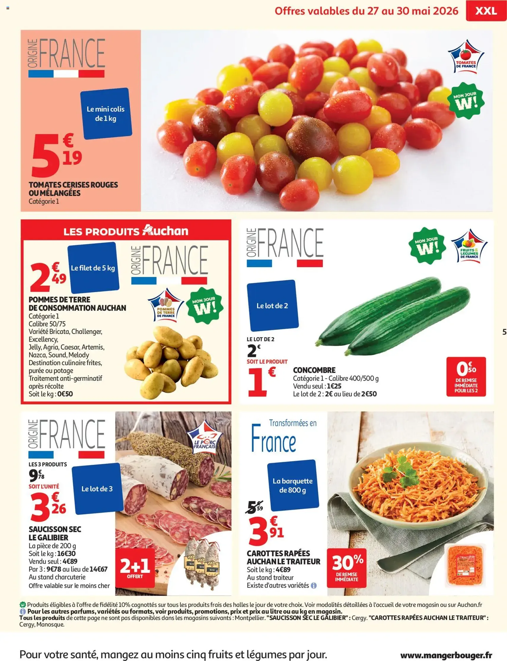 Auchan prospectus - brochure valable à partir du 27/05/2026, page 5 sur 36