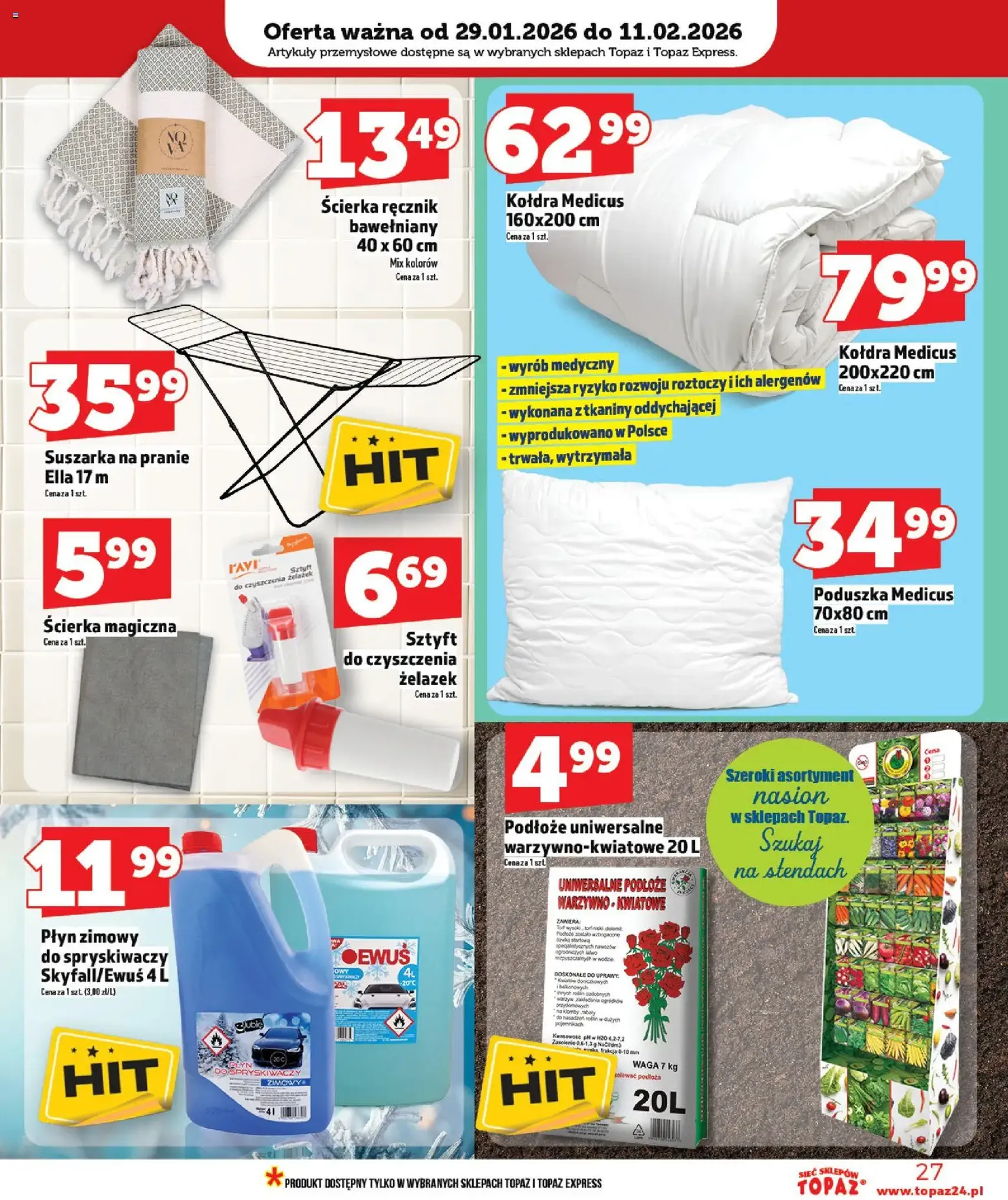 Topaz Gazetka - ważny gazetka od 29.01.2026 strona 27 z 28