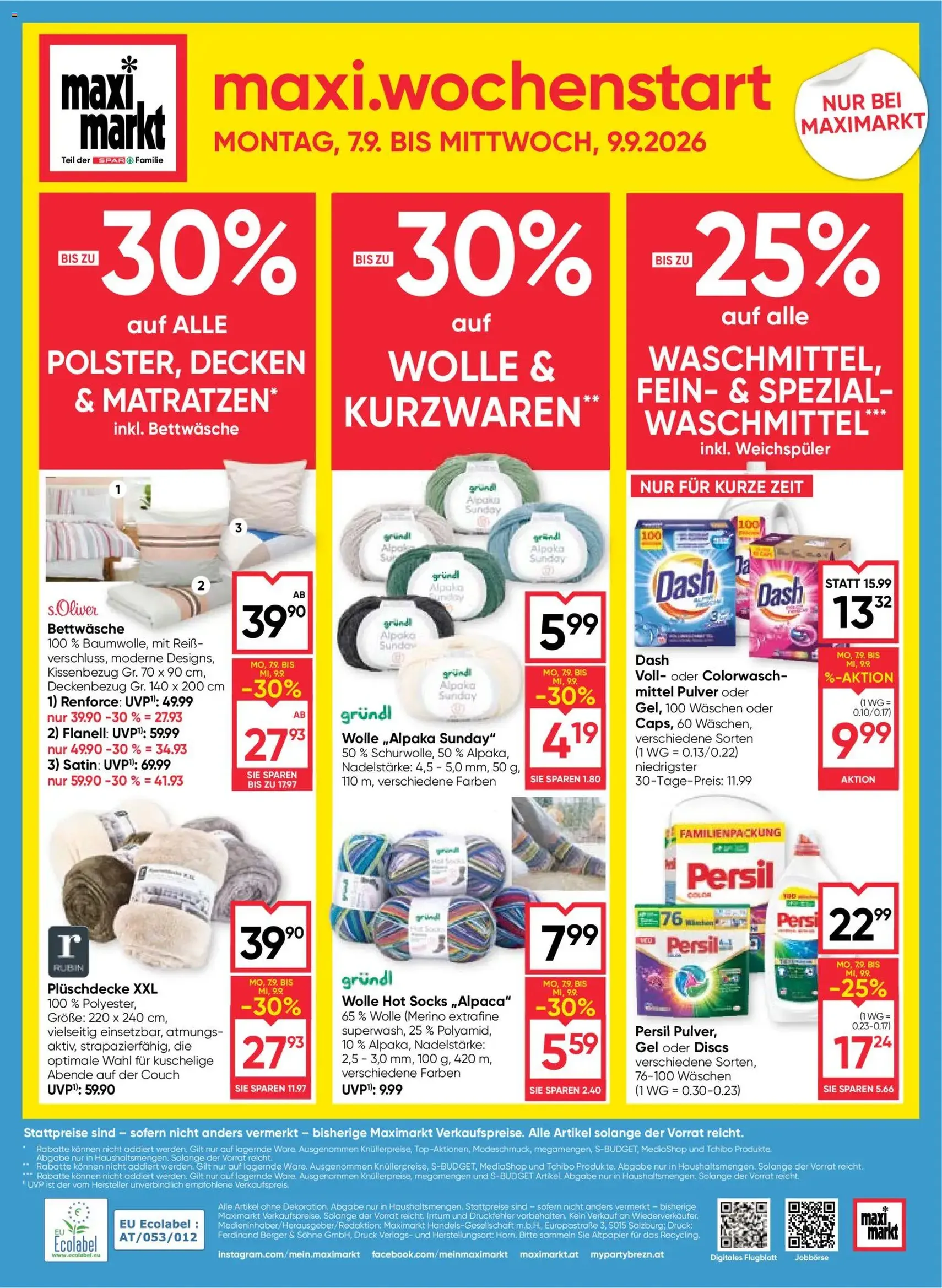 Maximarkt Flugblatt - Gültiger Prospekt ab 03.09.2026, Seite 24 von insgesamt 24