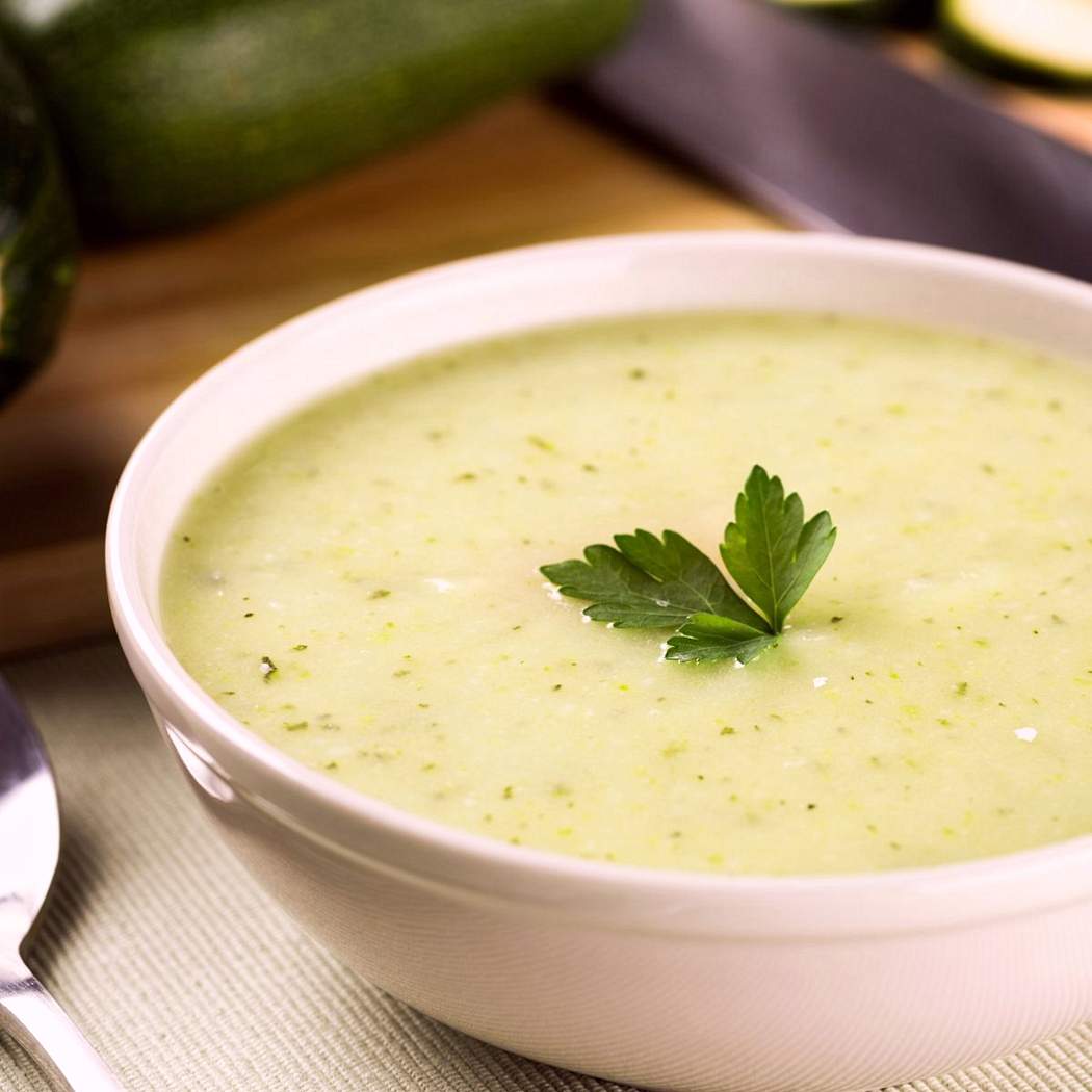 Zuppa di zucchine senza panna