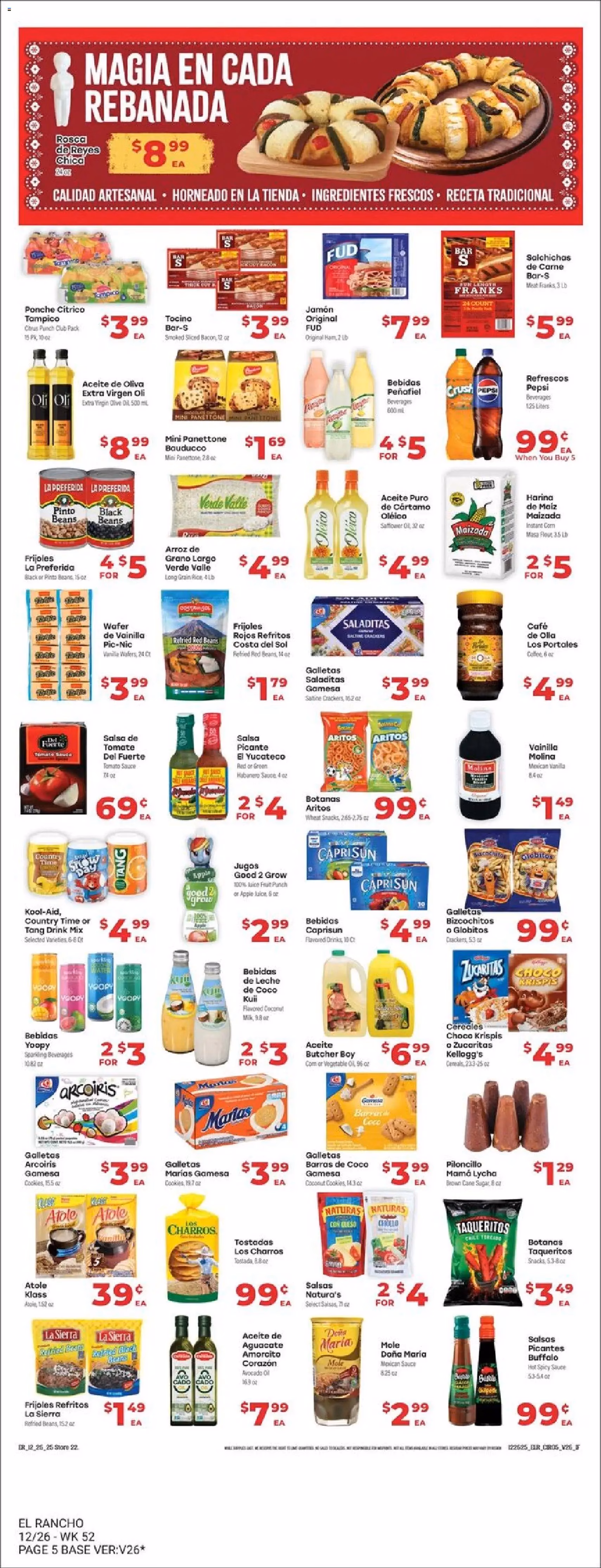 El Rancho Weekly Ad - valid flyer from 12/26/2025, page 5 of 6