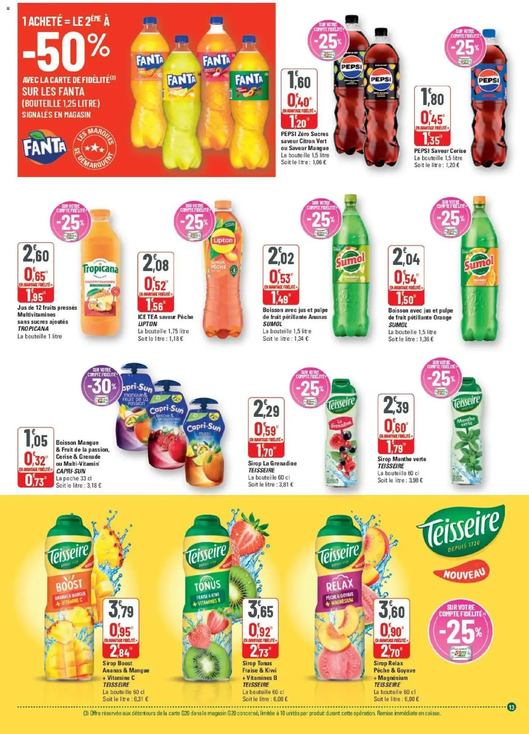G20 Supermarchés catalogue - brochure valable à partir du 21/10/2026, page 13 sur 20