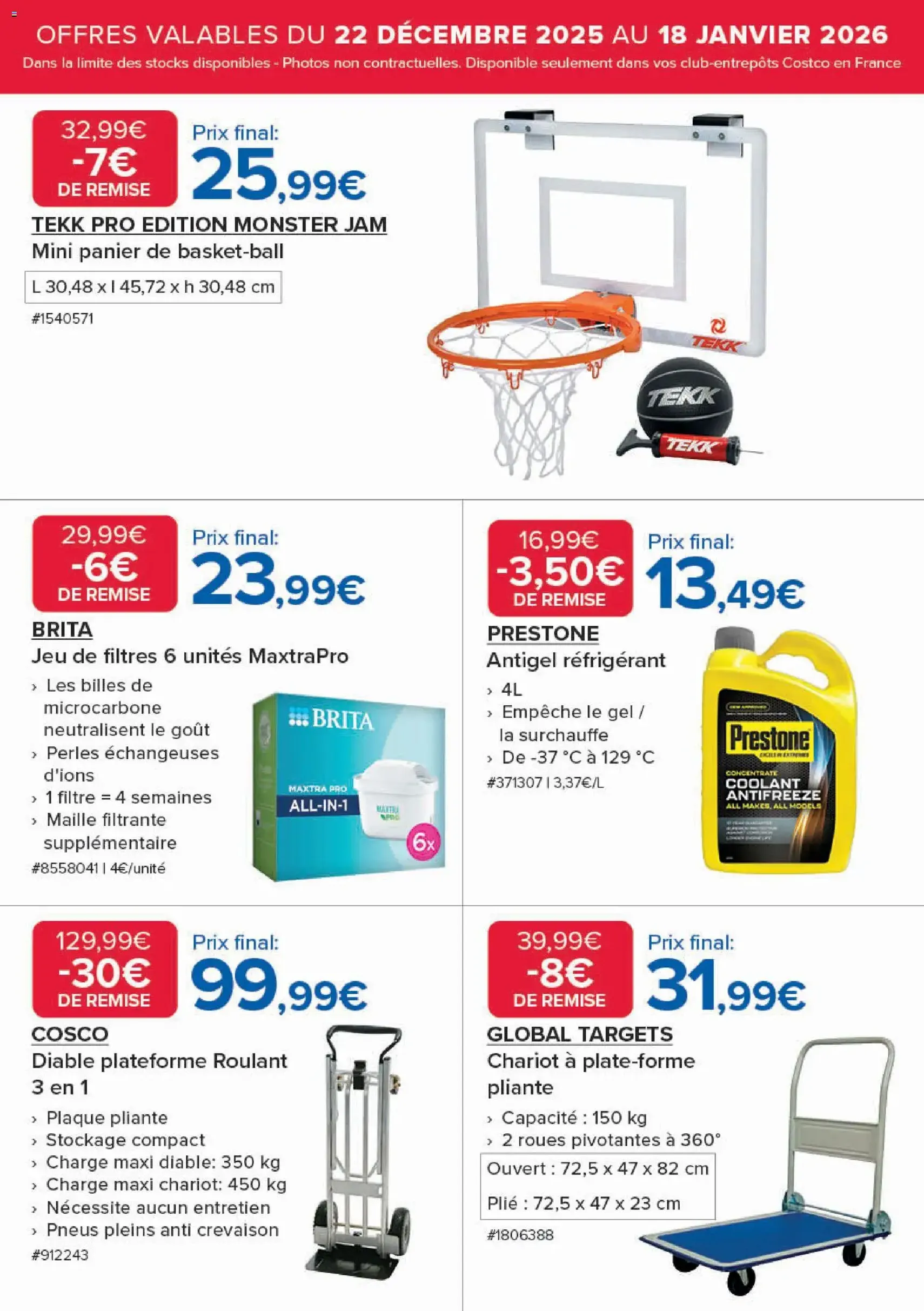 Costco catalogue - brochure valable à partir du 22/12/2025, page 11 sur 20