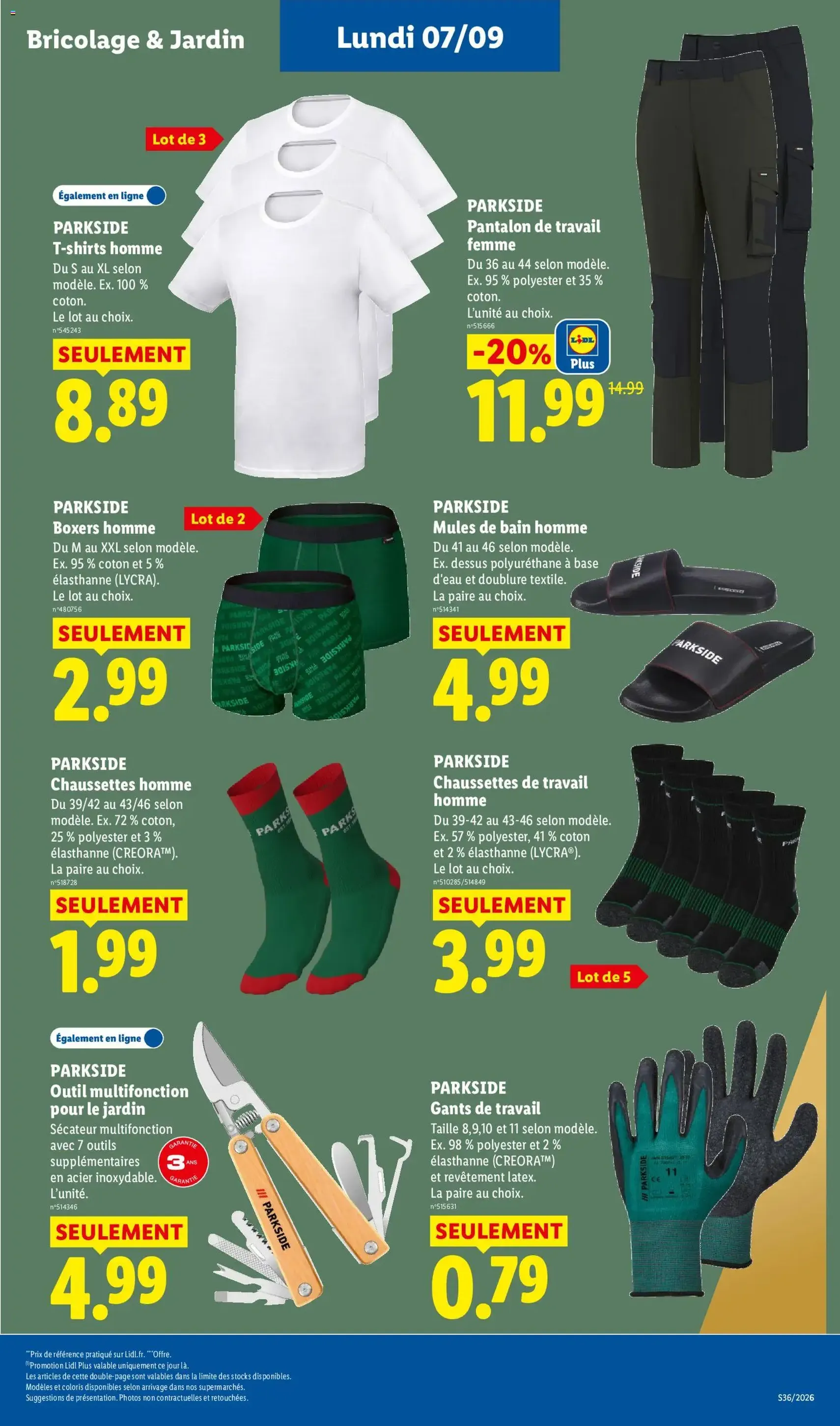 LIDL catalogue - brochure valable à partir du 03/09/2026, page 55 sur 61