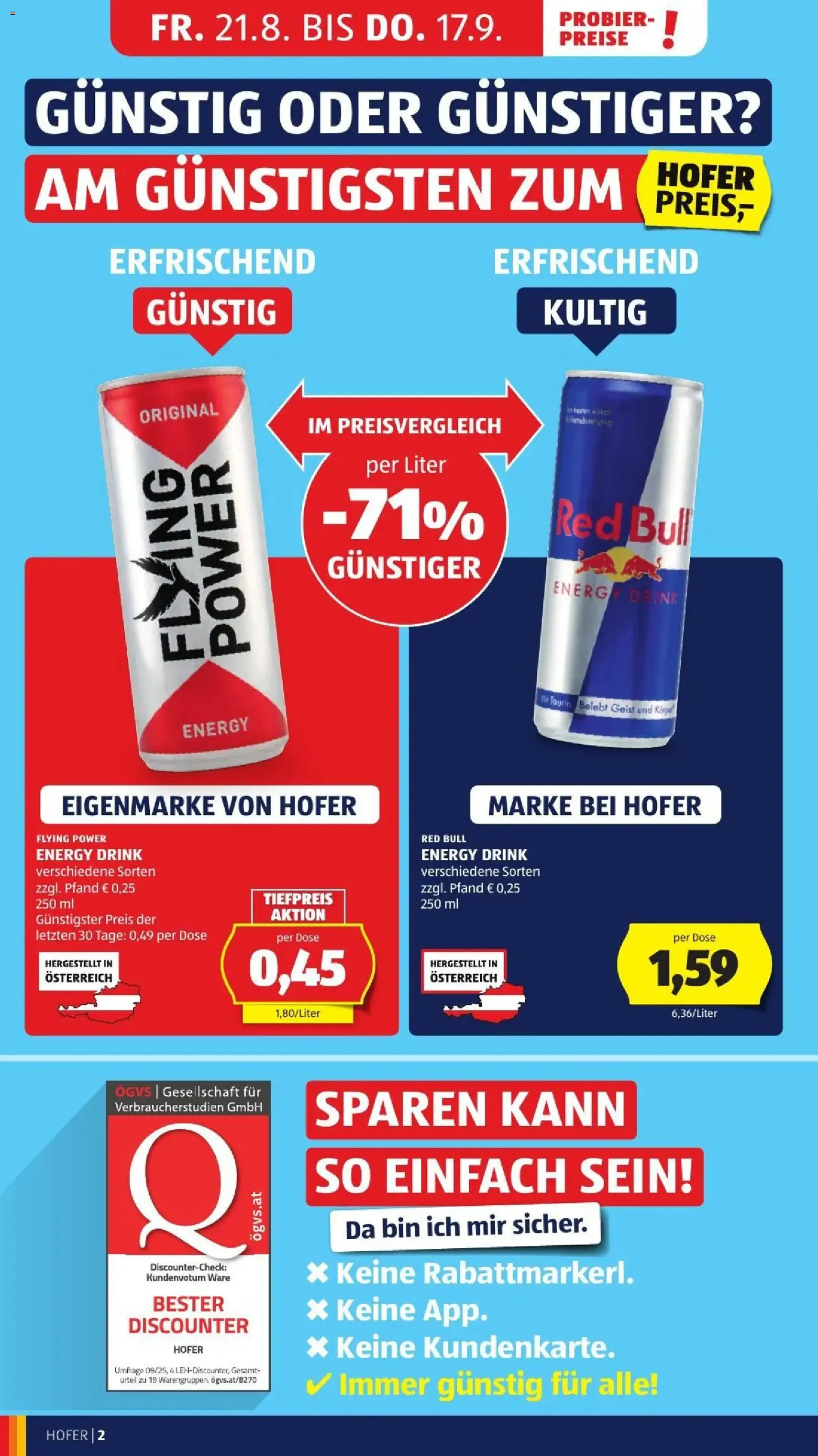 Hofer Flugblatt - Gültiger Prospekt ab 28.08.2026, Seite 4 von insgesamt 45
