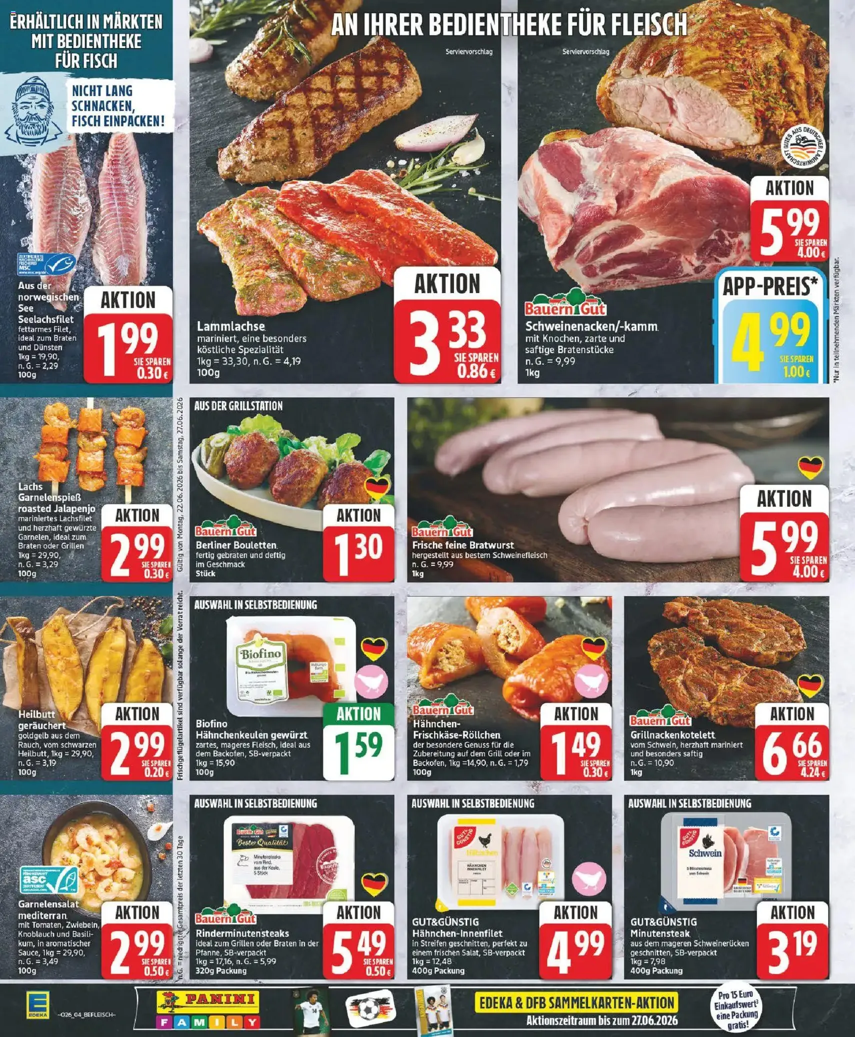 Edeka Prospekt - Gültiger Prospekt ab 22.06.2026, Seite 4 von insgesamt 25