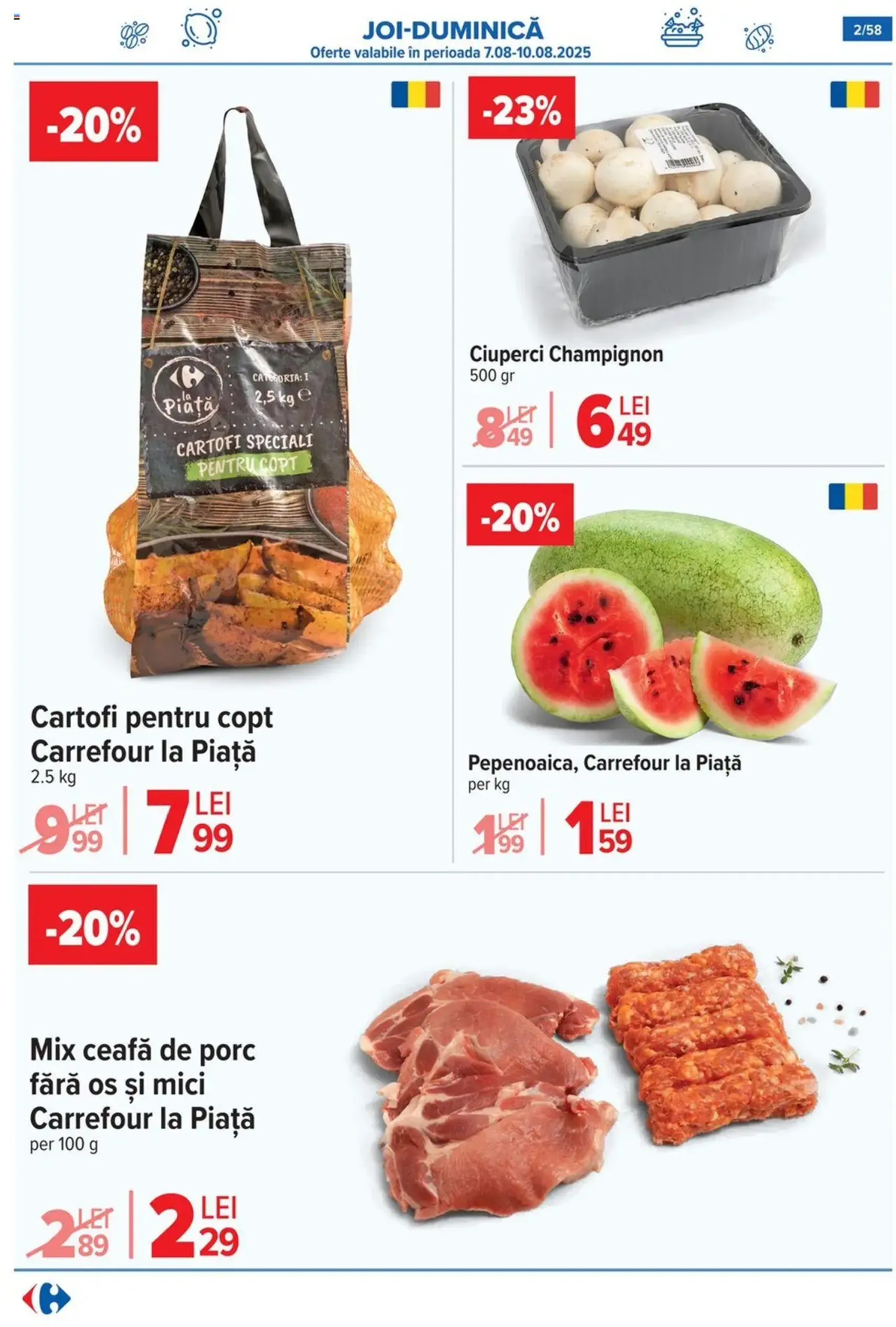 Catalog Carrefour - cataloage valabile începând cu 06.08.2025 pagina 3 din 59 Catalog Carrefour - cataloage valabile începând cu 06.08.2025 pagina 3 din 59