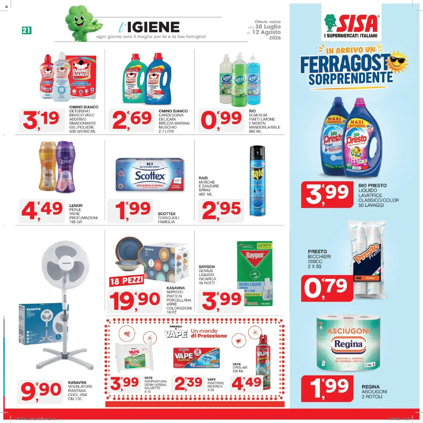 SISA volantino - volantino valido dal 30/07/2026 pagina 21 di 24