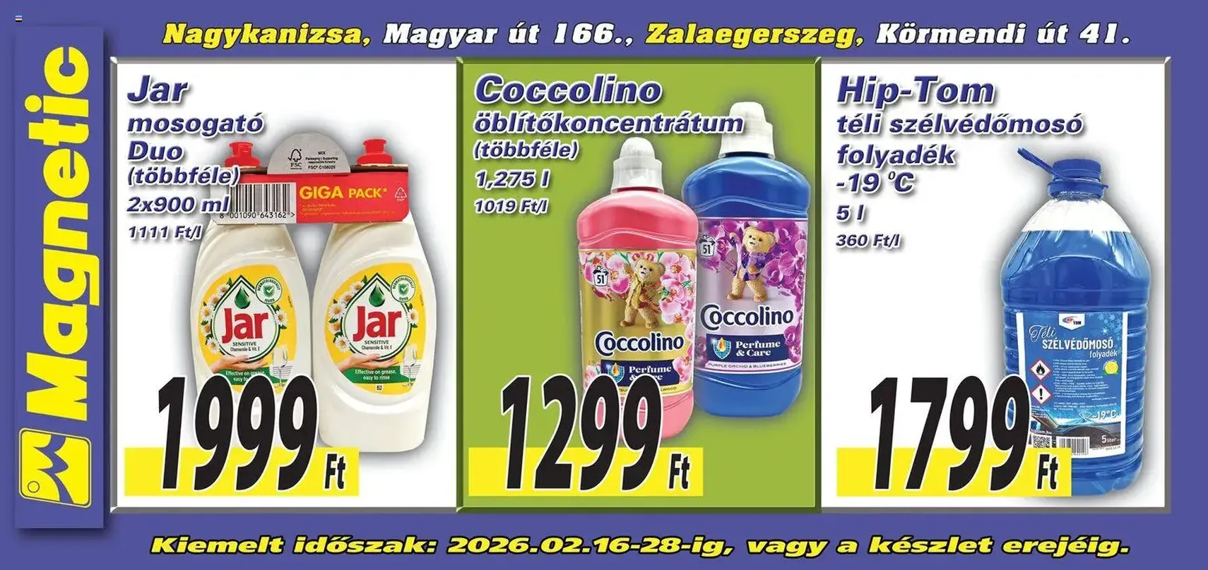 Magnetic - Óriásplakátok - 2026.02.16. érvényes szórólap 3 oldal 6 oldalból