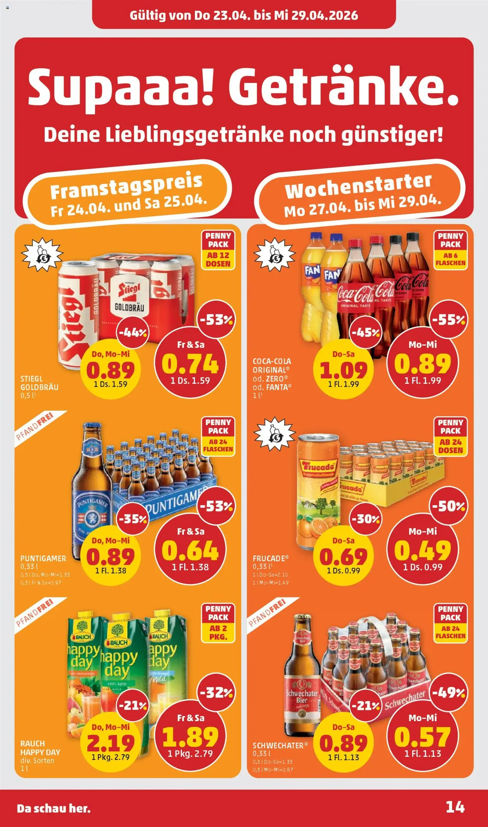 Penny Markt - Flugblatt - Gültiger Prospekt ab 23.04.2026, Seite 14 von insgesamt 28