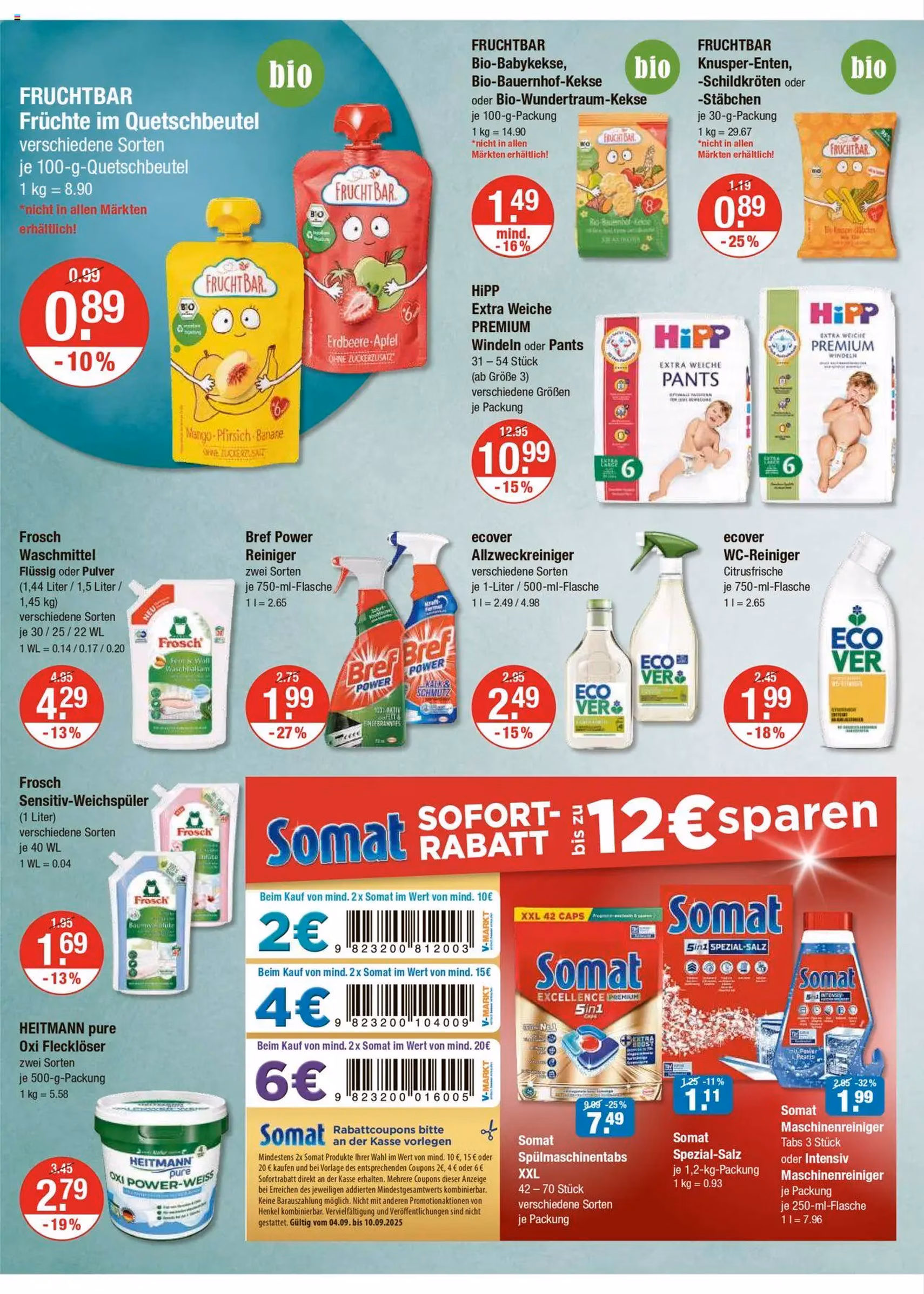 V-Markt - Oberpfalz - Gültiger Prospekt ab 04.09.2025, Seite 10 von insgesamt 22 V-Markt - Oberpfalz - Gültiger Prospekt ab 04.09.2025, Seite 10 von insgesamt 22