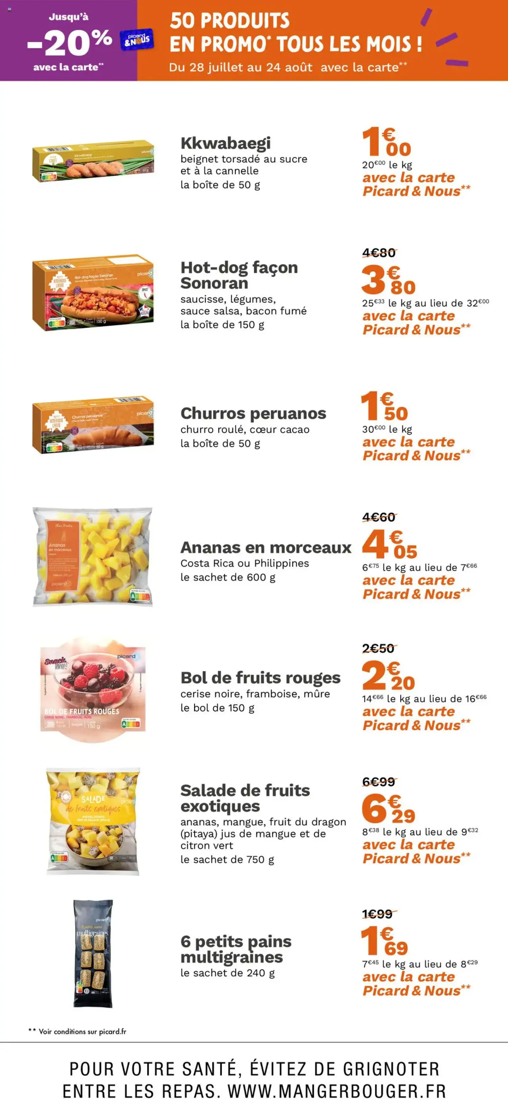 Picard catalogue - brochure valable à partir du 28/07/2025, page 8 sur 12 Picard catalogue - brochure valable à partir du 28/07/2025, page 8 sur 12