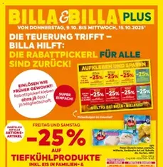 Billa Flugblatt - Prospekt Vorschau gültig ab 09.10.2025