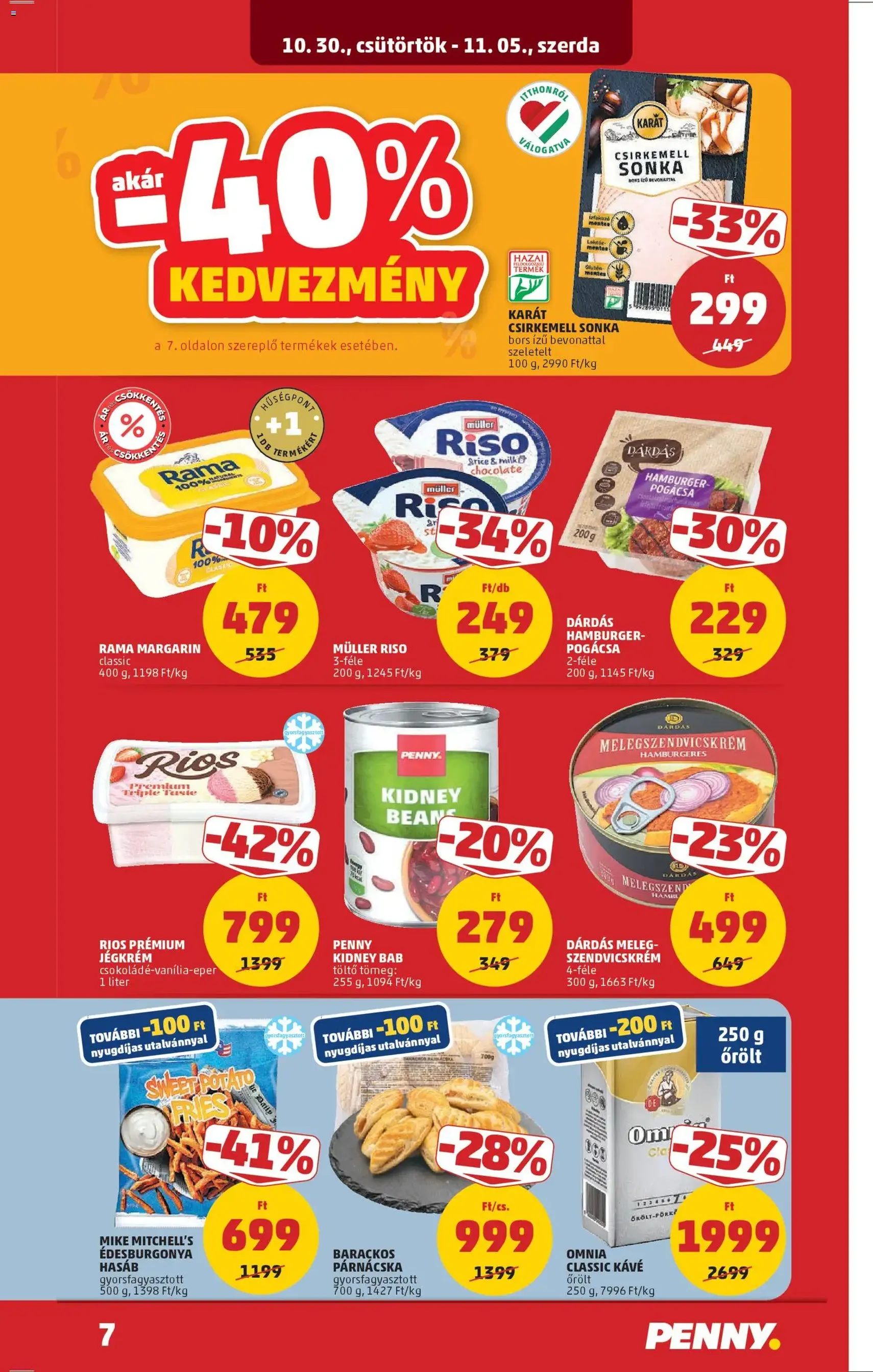PENNY Akciós újság - 2025.10.30. érvényes szórólap 11 oldal 38 oldalból PENNY Akciós újság - 2025.10.30. érvényes szórólap 11 oldal 38 oldalból