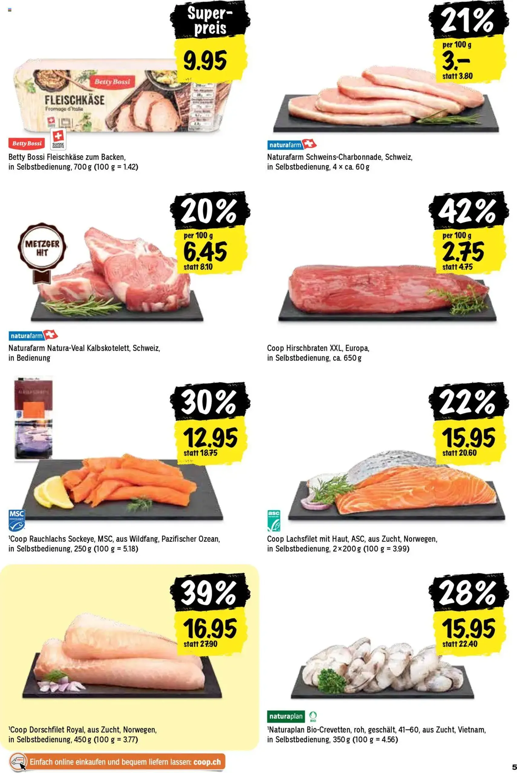 Coop Aktionen - Gültiger Prospekt ab 16.10.2025, Seite 5 von insgesamt 24 Coop Aktionen - Gültiger Prospekt ab 16.10.2025, Seite 5 von insgesamt 24