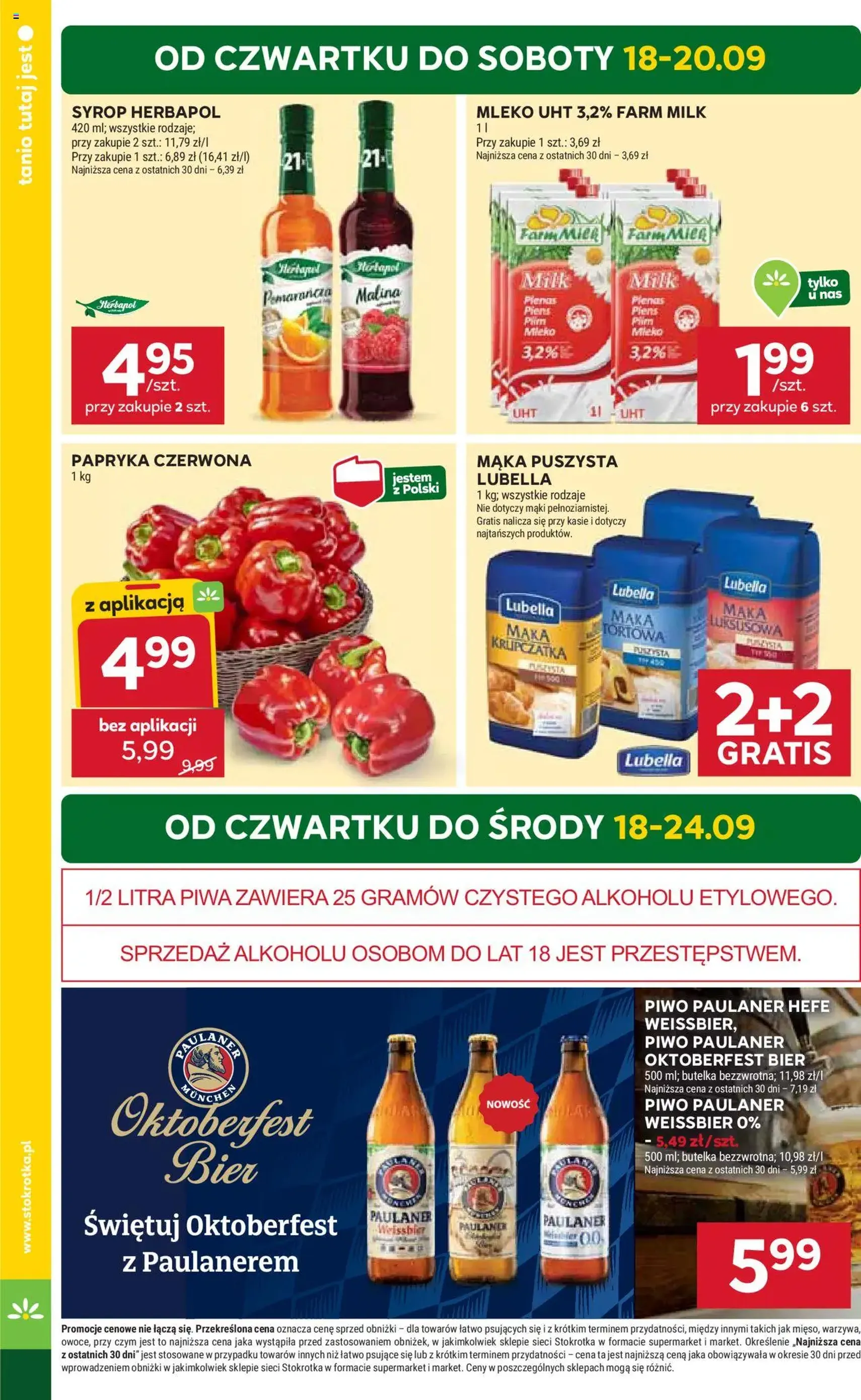 Stokrotka Gazetka - ważny gazetka od 18.09.2025 strona 2 z 49