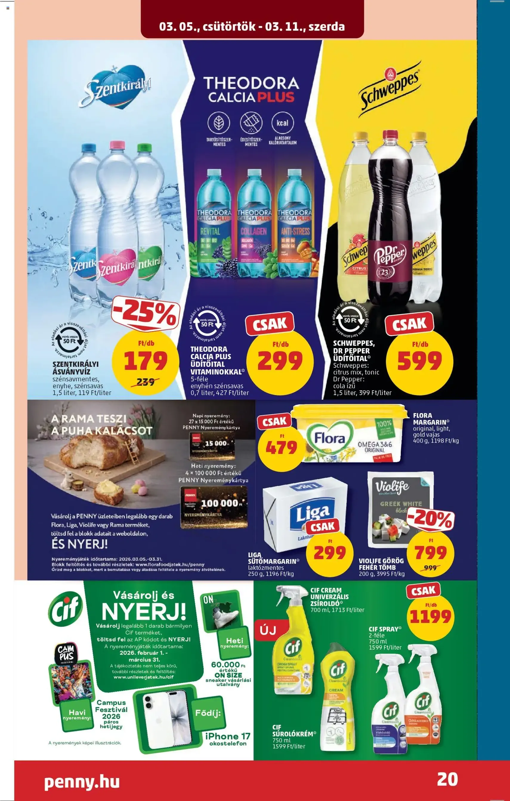 PENNY akciós újság - 2026.03.05. érvényes szórólap 24 oldal 43 oldalból
