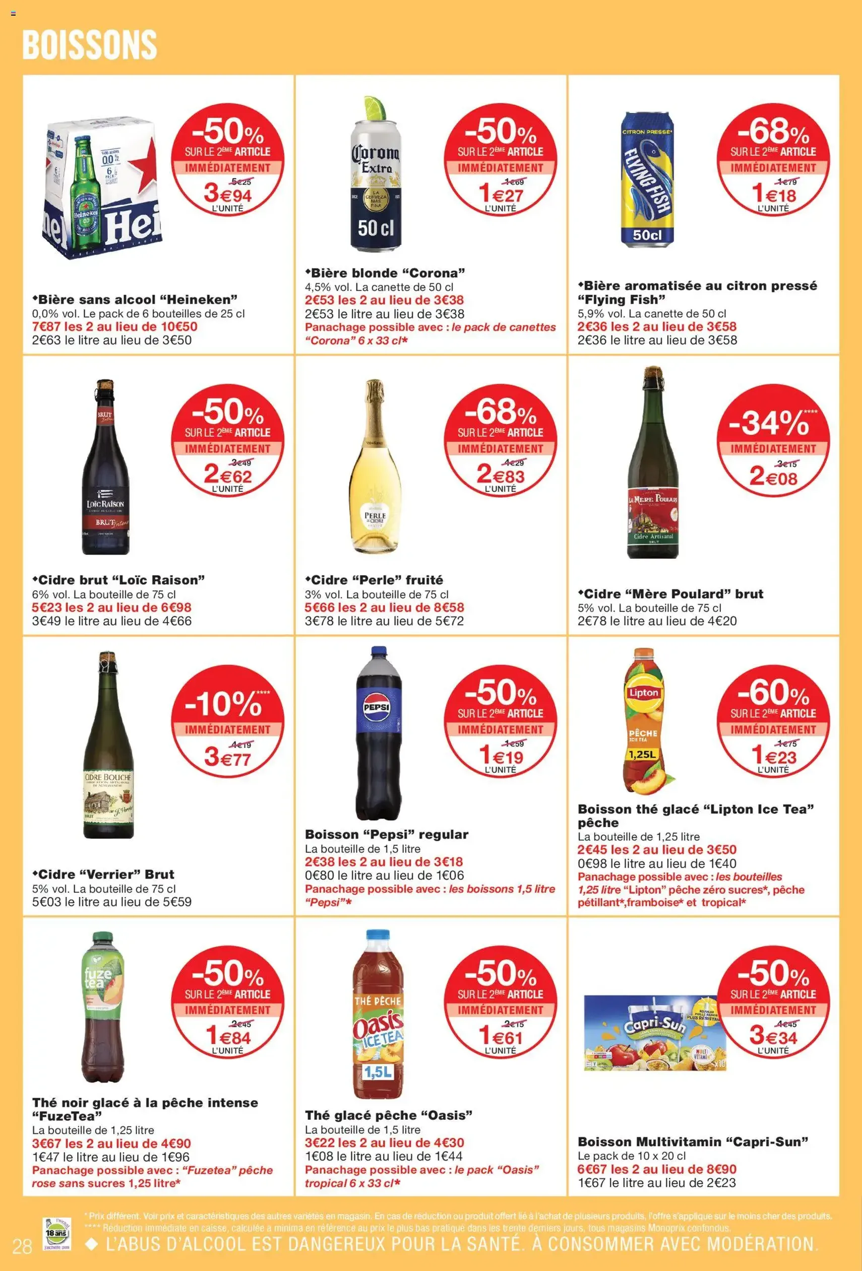 Monoprix catalogue - brochure valable à partir du 25/08/2026, page 28 sur 85