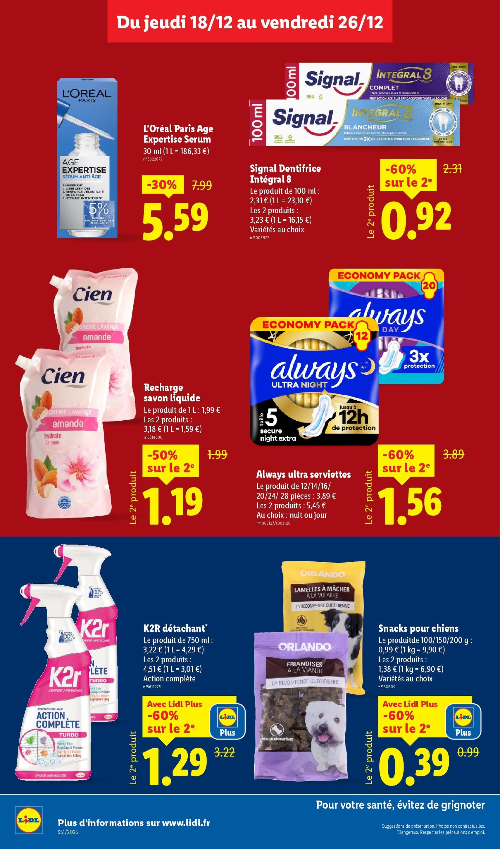 LIDL catalogue semaine 51 - brochure valable à partir du 18/12/2025, page 32 sur 87