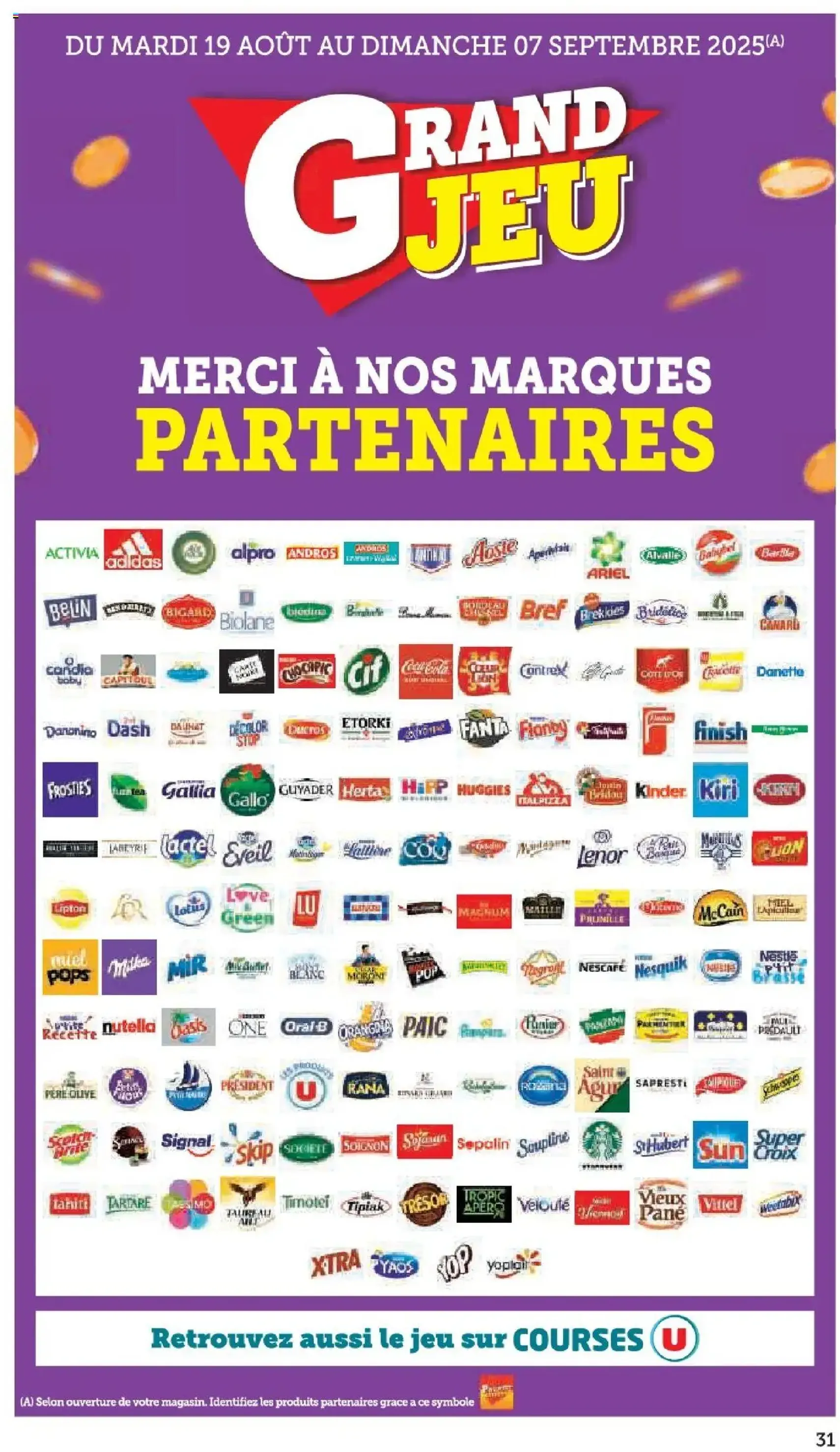 U Express catalogue - brochure valable à partir du 26/08/2025, page 31 sur 32 U Express catalogue - brochure valable à partir du 26/08/2025, page 31 sur 32