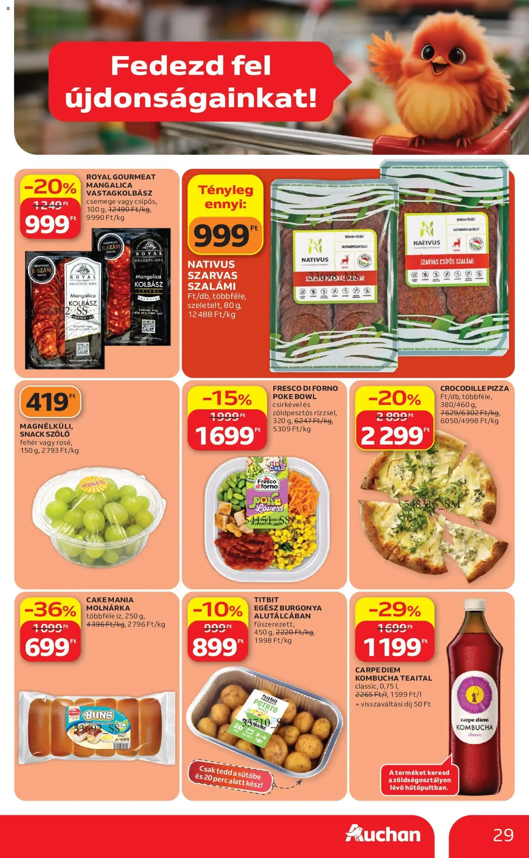 Auchan akciós újság - 2026.07.16. érvényes szórólap 29 oldal 56 oldalból