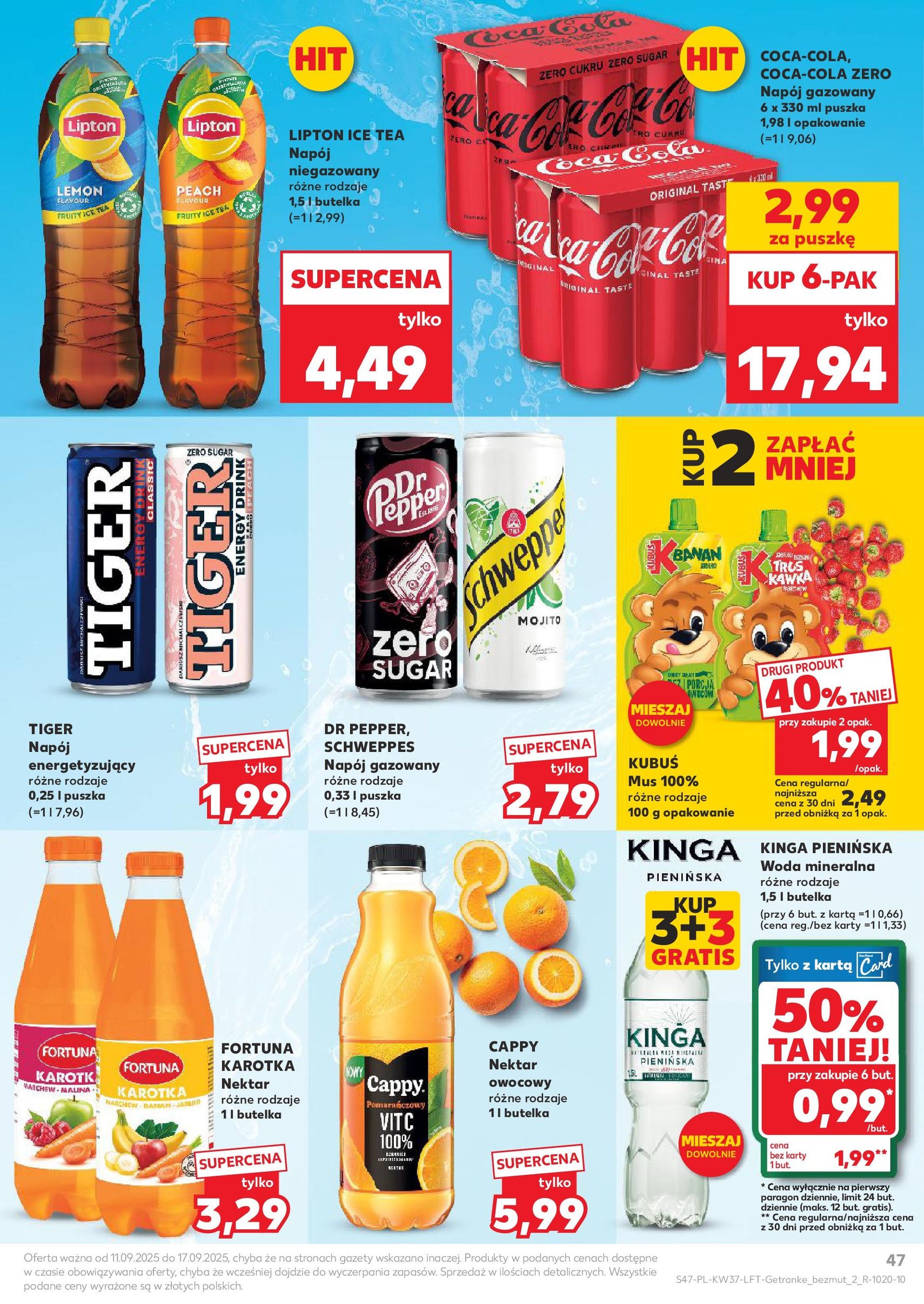 Kaufland gazetka - ważny gazetka od 11.09.2025 strona 47 z 61 Kaufland gazetka - ważny gazetka od 11.09.2025 strona 47 z 61
