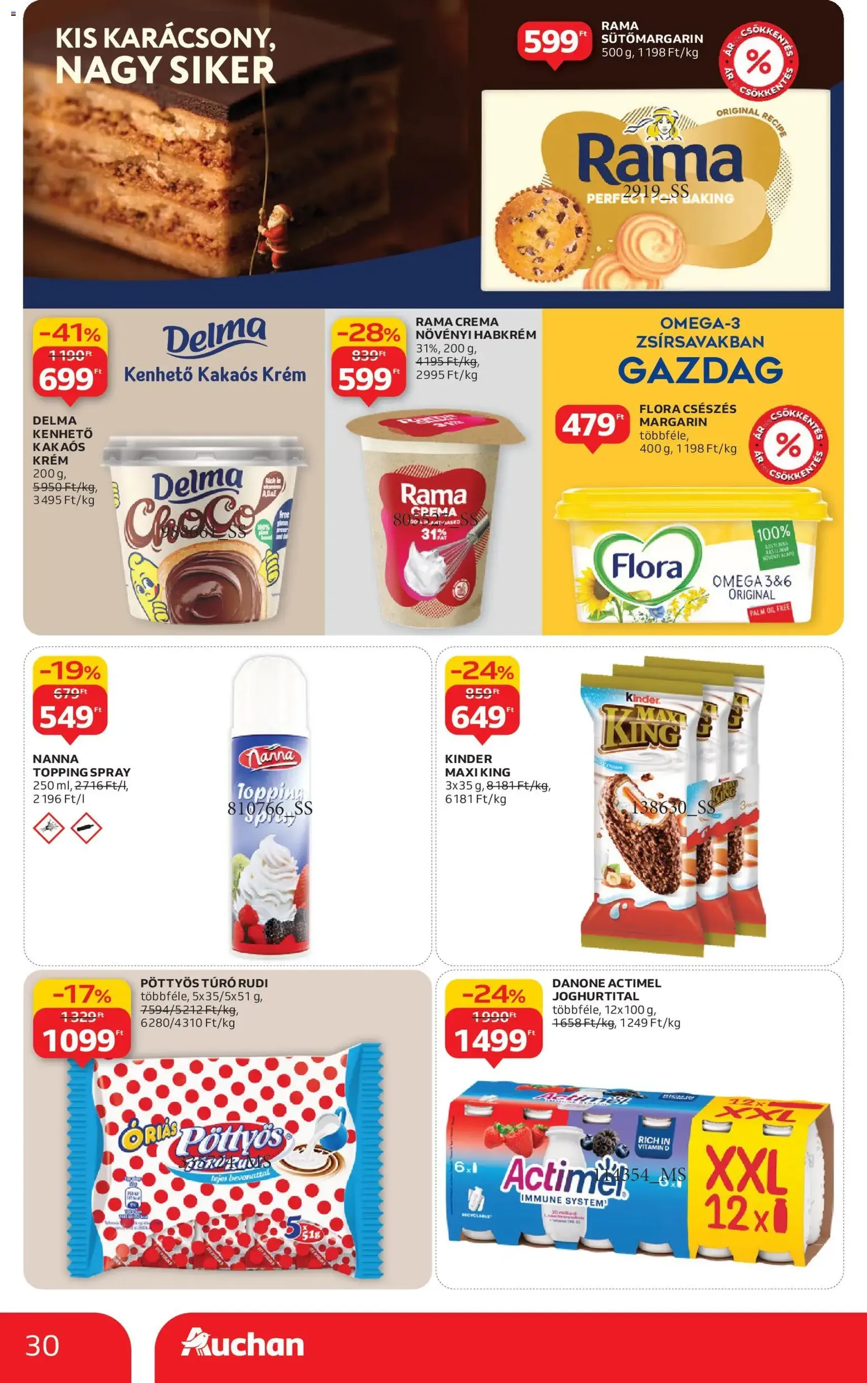 Auchan Akciós újság - 2025.12.04. érvényes szórólap 30 oldal 92 oldalból