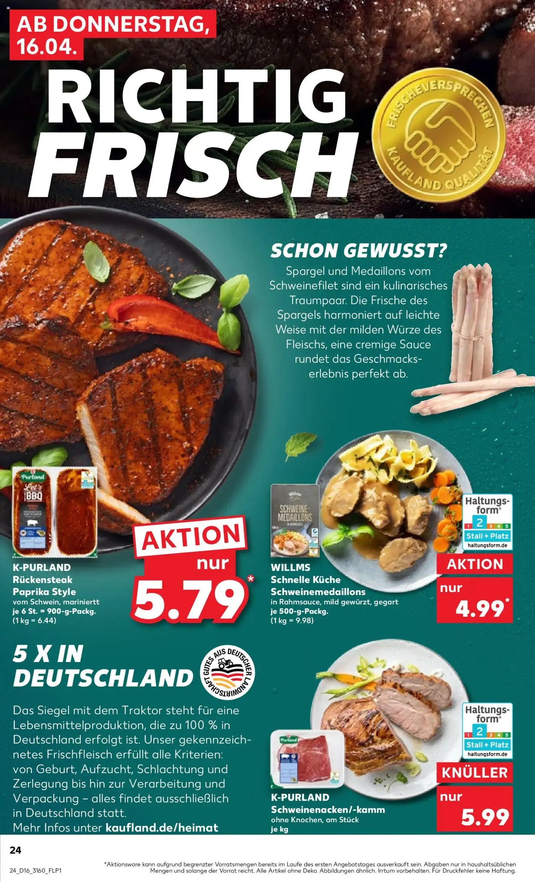 Kaufland Prospekt - Gültiger Prospekt ab 16.04.2026, Seite 24 von insgesamt 58