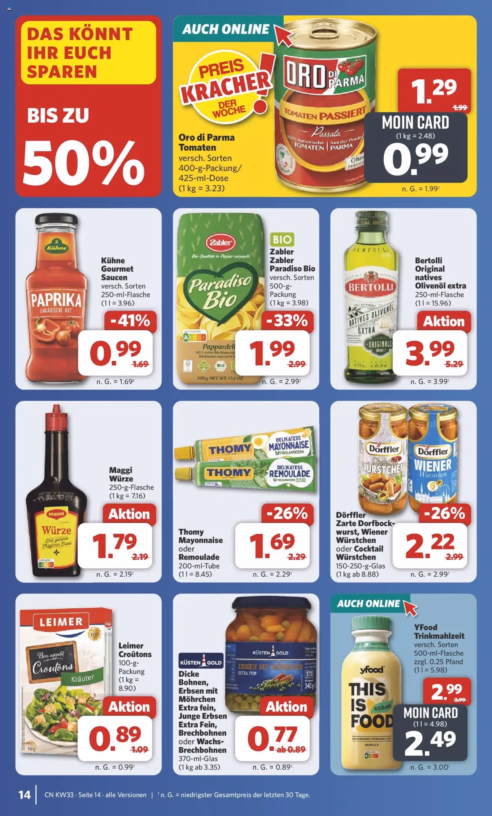 Combi Prospekt - Gültiger Prospekt ab 11.08.2025, Seite 14 von insgesamt 32 Combi Prospekt - Gültiger Prospekt ab 11.08.2025, Seite 14 von insgesamt 32