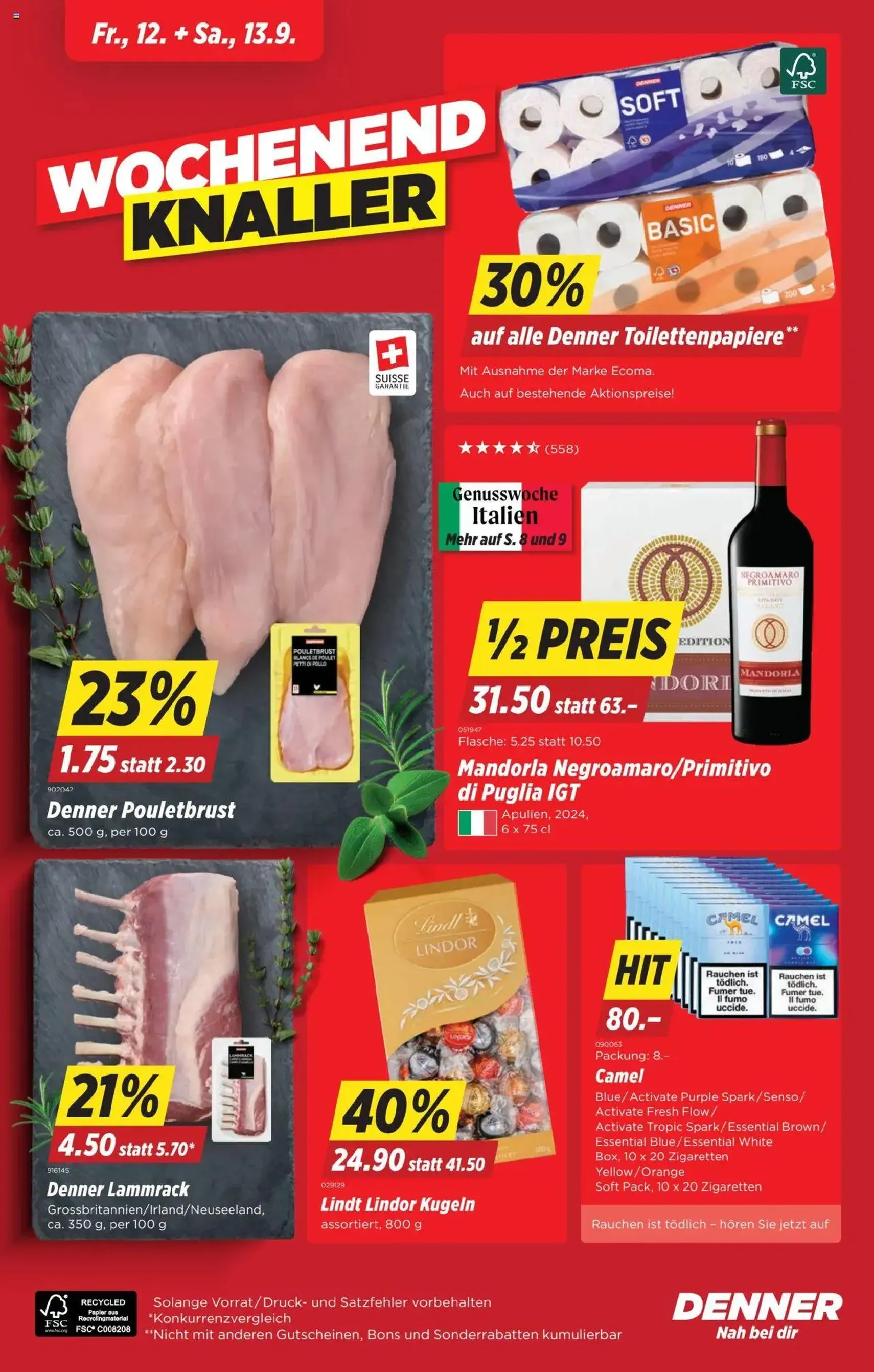 Denner Aktionen - Gültiger Prospekt ab 09.09.2025, Seite 24 von insgesamt 24