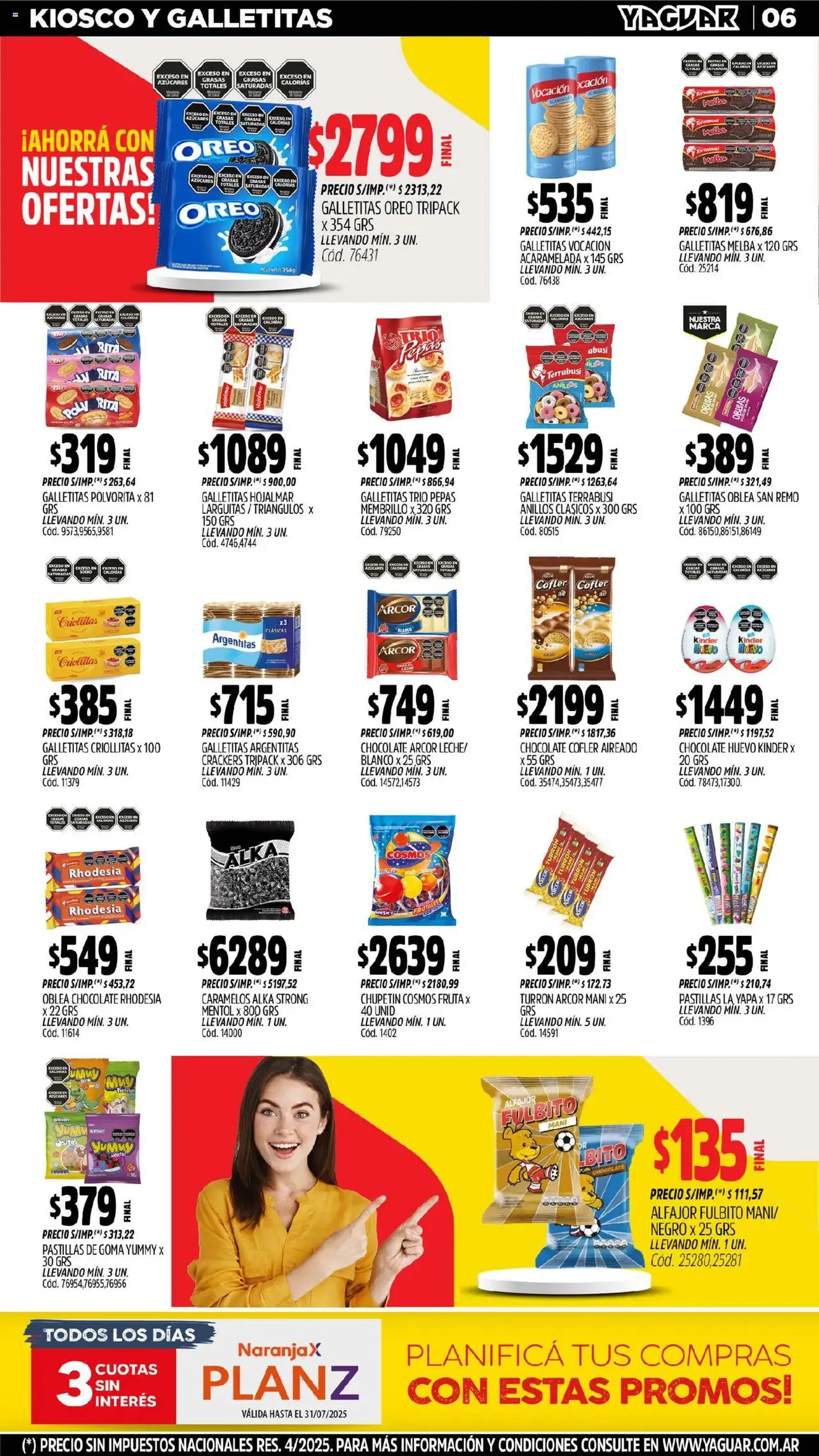 Yaguar catálogo - folleto válido desde 21/07/2025 página 6 de 33 Yaguar catálogo - folleto válido desde 21/07/2025 página 6 de 33