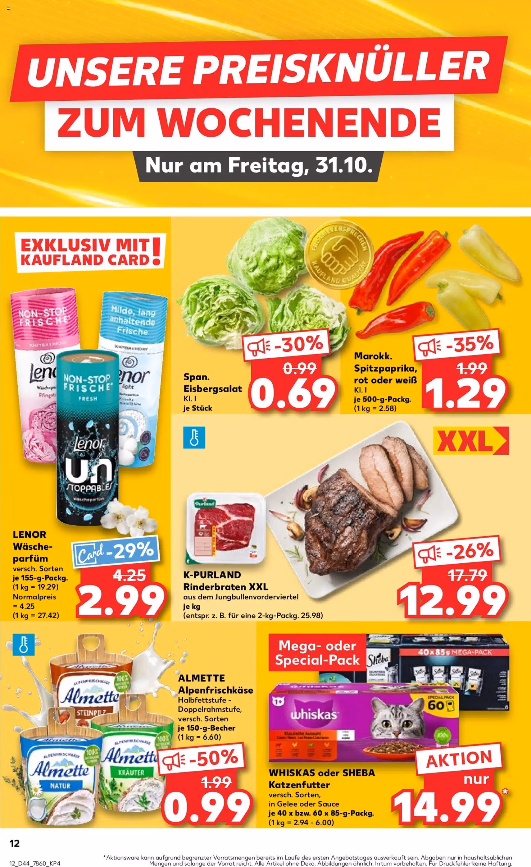Kaufland Prospekt - Gültiger Prospekt ab 30.10.2025, Seite 12 von insgesamt 71 Kaufland Prospekt - Gültiger Prospekt ab 30.10.2025, Seite 12 von insgesamt 71