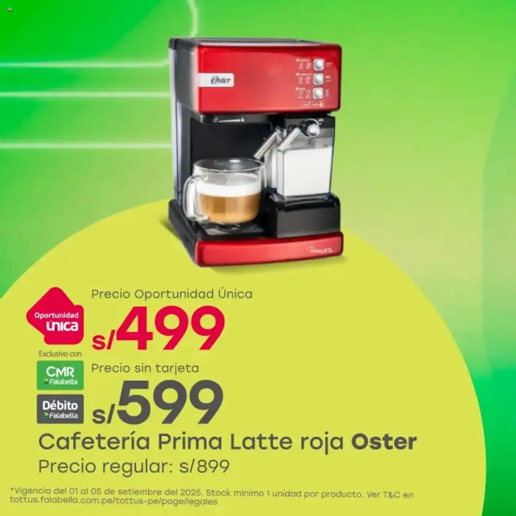 Catálogo Tottus - folleto válido desde 01/09/2025 página 1 de 4