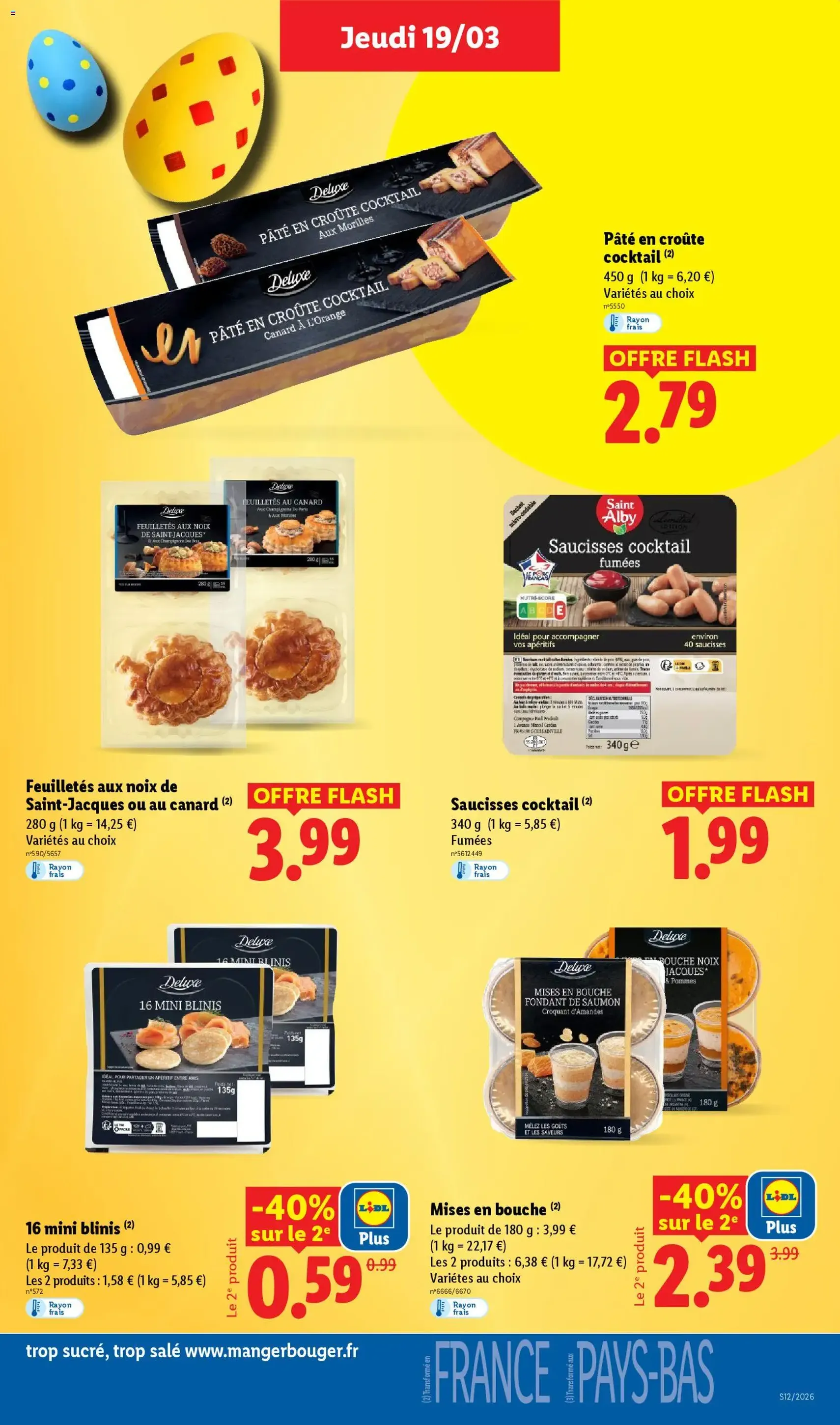 LIDL catalogue semaine 12 - brochure valable à partir du 19/03/2026, page 15 sur 59