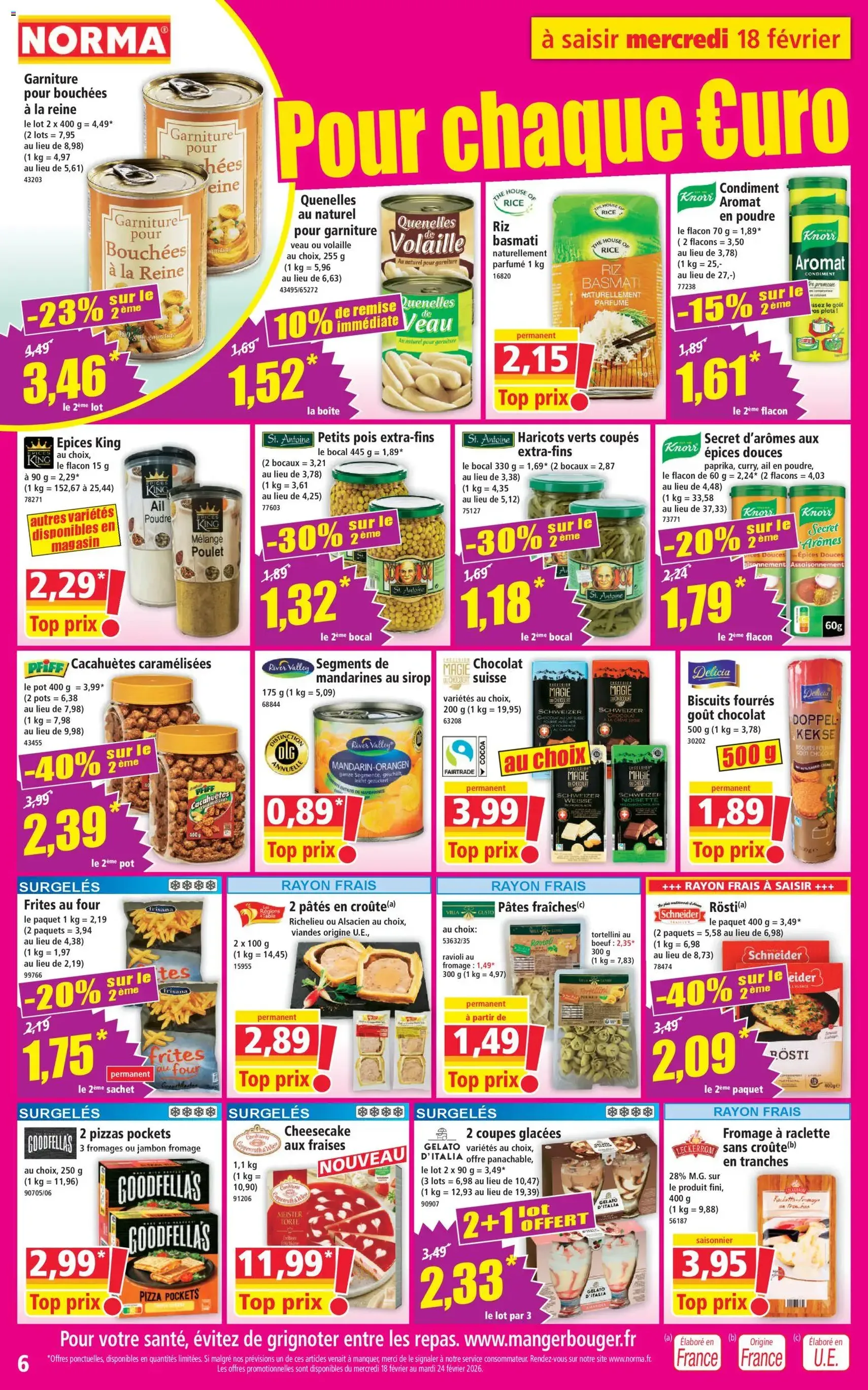 Norma catalogue - brochure valable à partir du 18/02/2026, page 6 sur 14