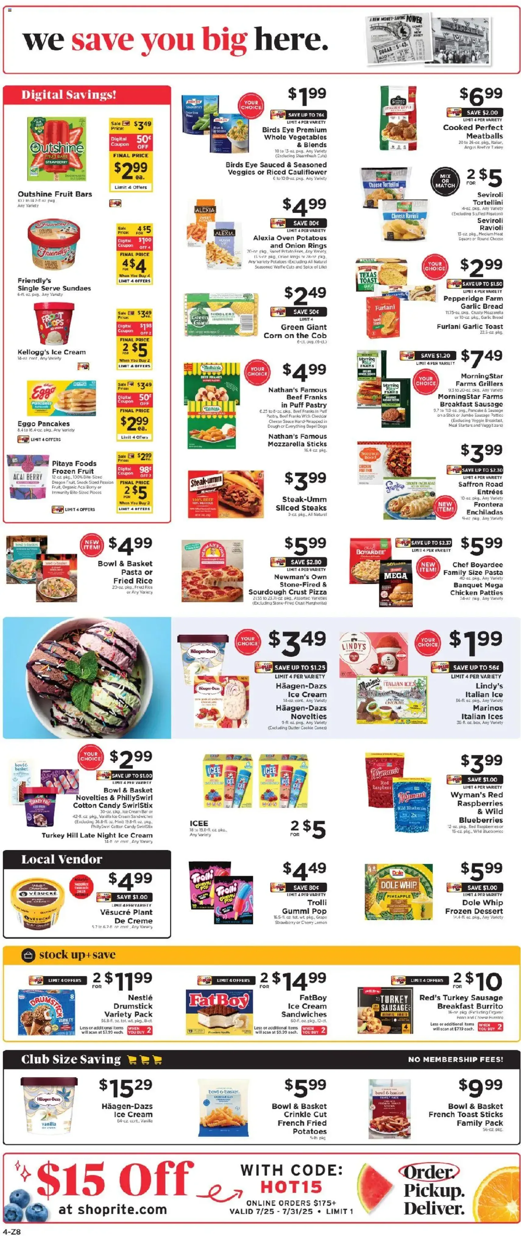 ShopRite Weekly Ad - valid flyer from 07/24/2025, page 4 of 8 ShopRite Weekly Ad - valid flyer from 07/24/2025, page 4 of 8