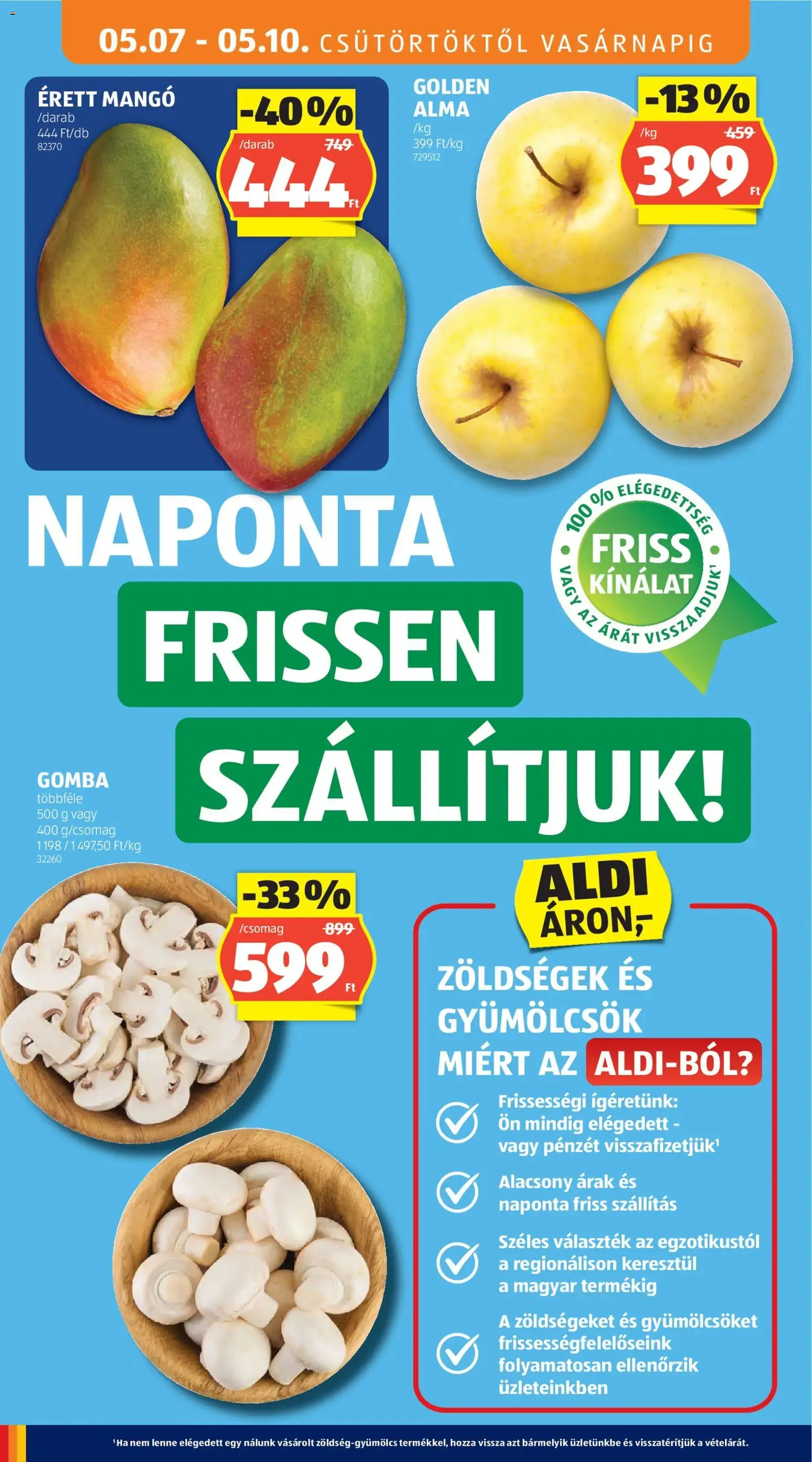 Aldi akciós újság - 2026.05.07. érvényes szórólap 6 oldal 37 oldalból