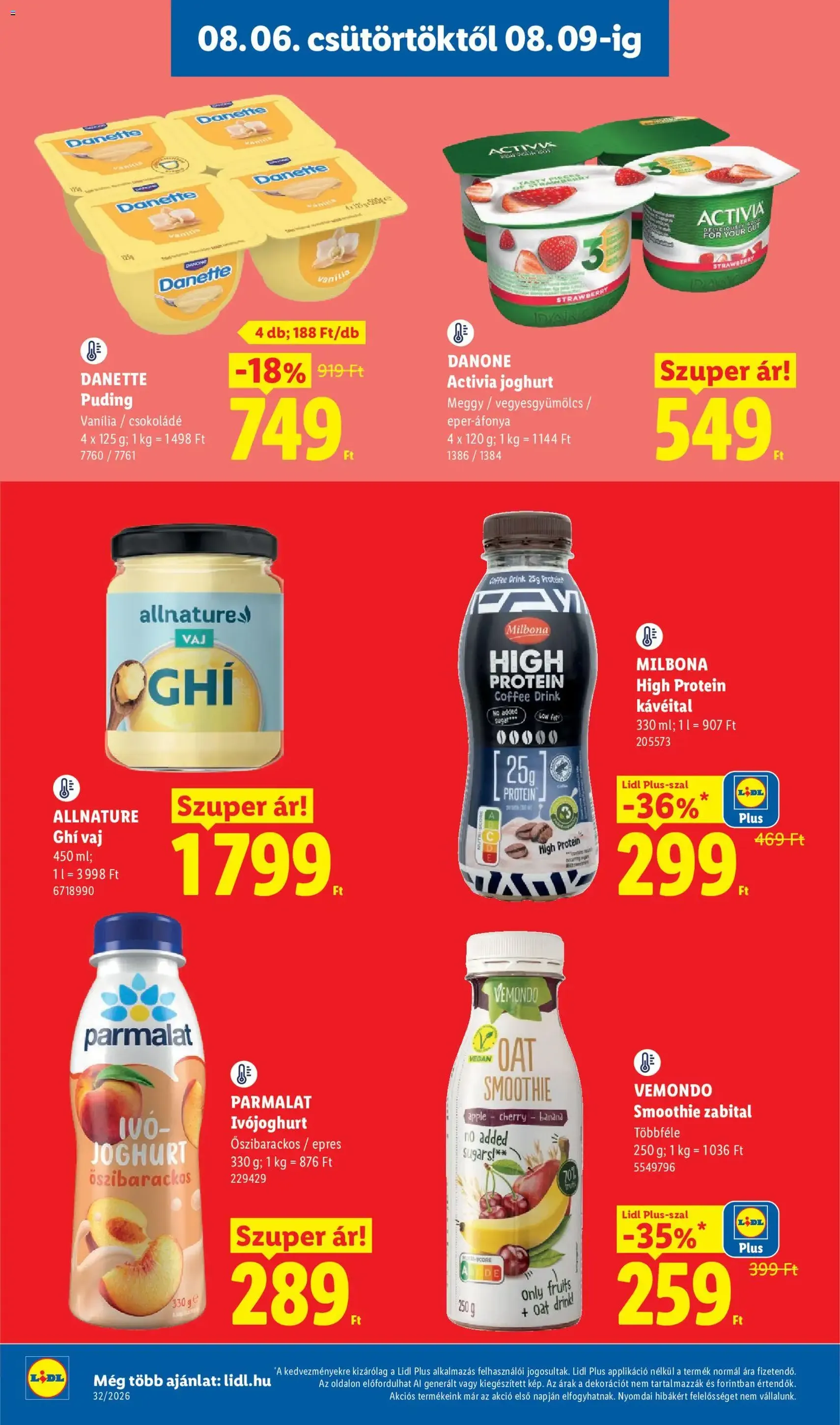 Lidl akciós újság - 2026.08.06. érvényes szórólap 12 oldal 80 oldalból