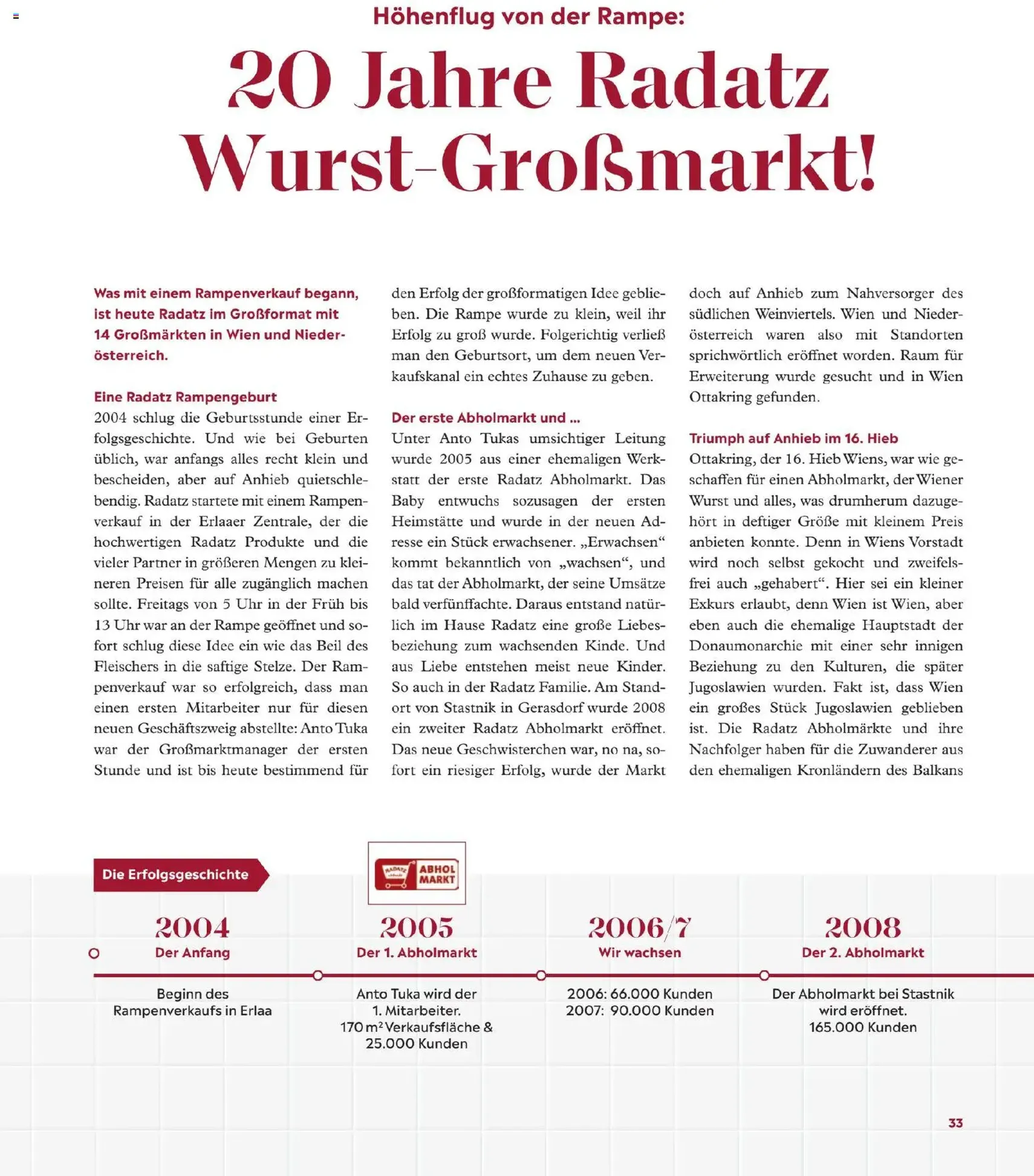 Radatz Schmeckt - Gültiger Prospekt ab 01.11.2025, Seite 33 von insgesamt 60