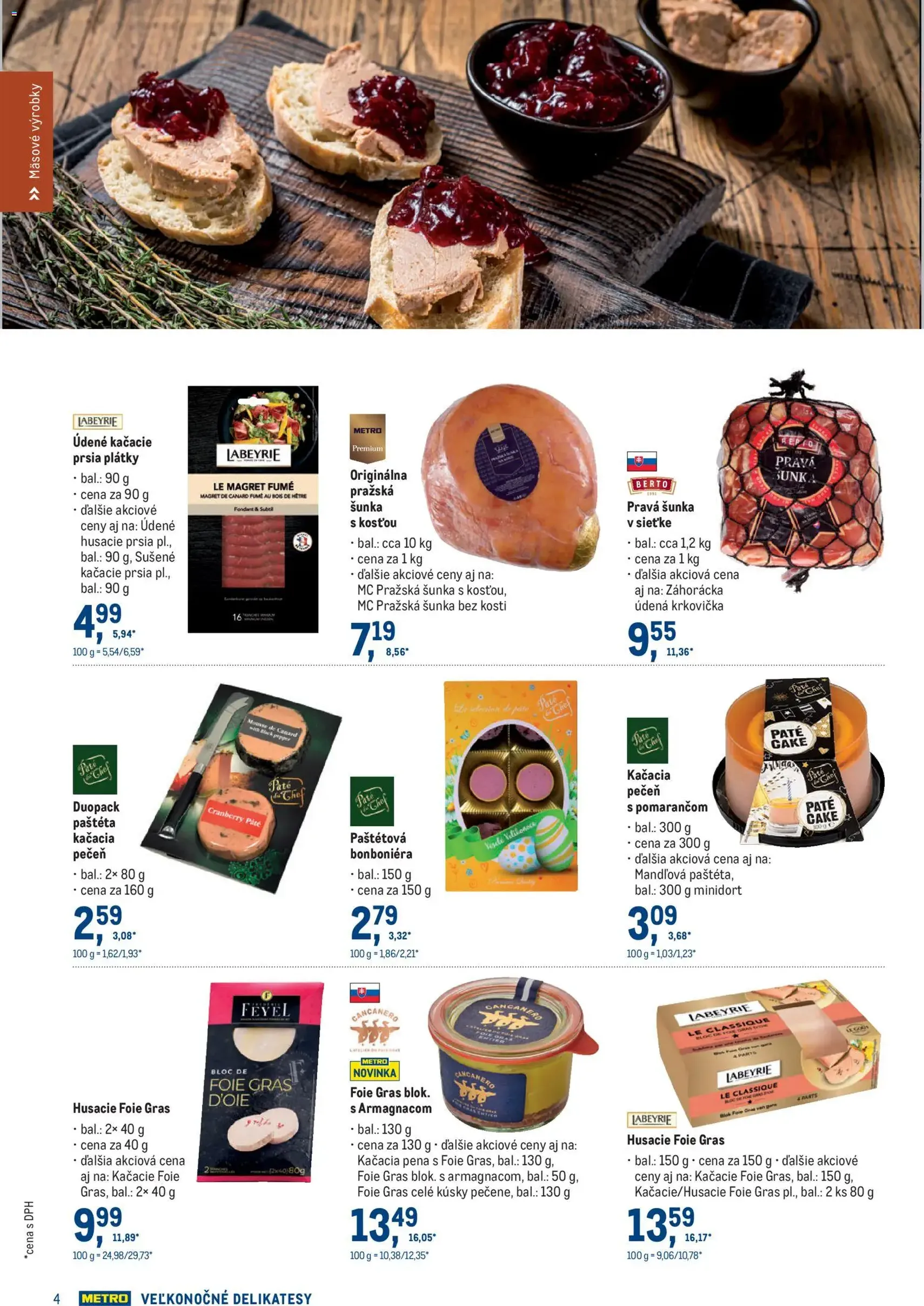 Metro Veľkonočné delikatesy - platný leták od 11.03.2026 strana 4 z 30