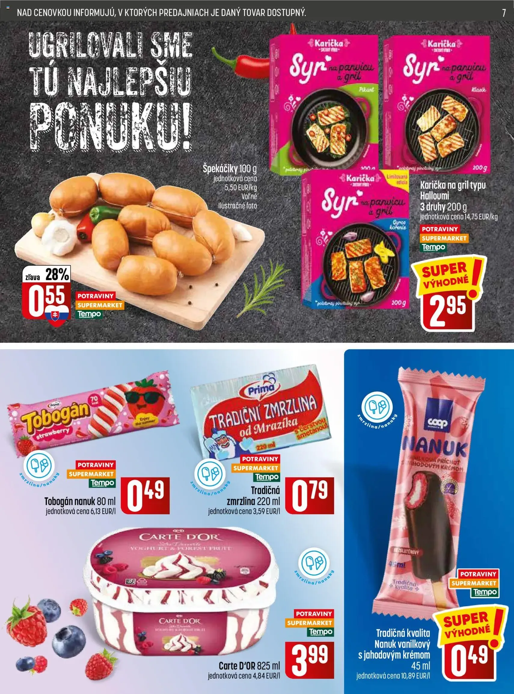 COOP Jednota leták - platný leták od 09.07.2026 strana 7 z 32