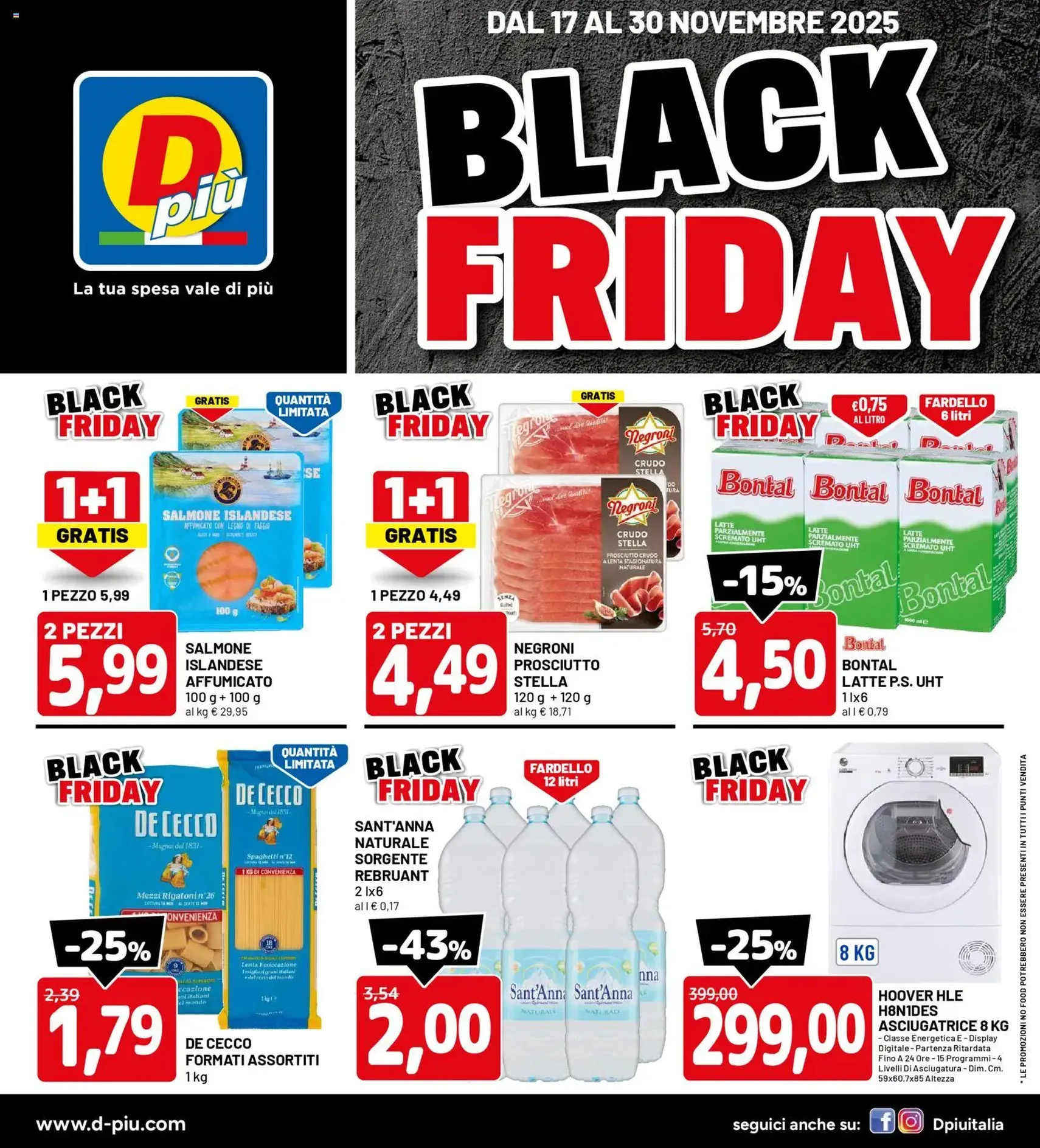 D Più - Black Friday - volantino valido dal 17/11/2025 pagina 1 di 20