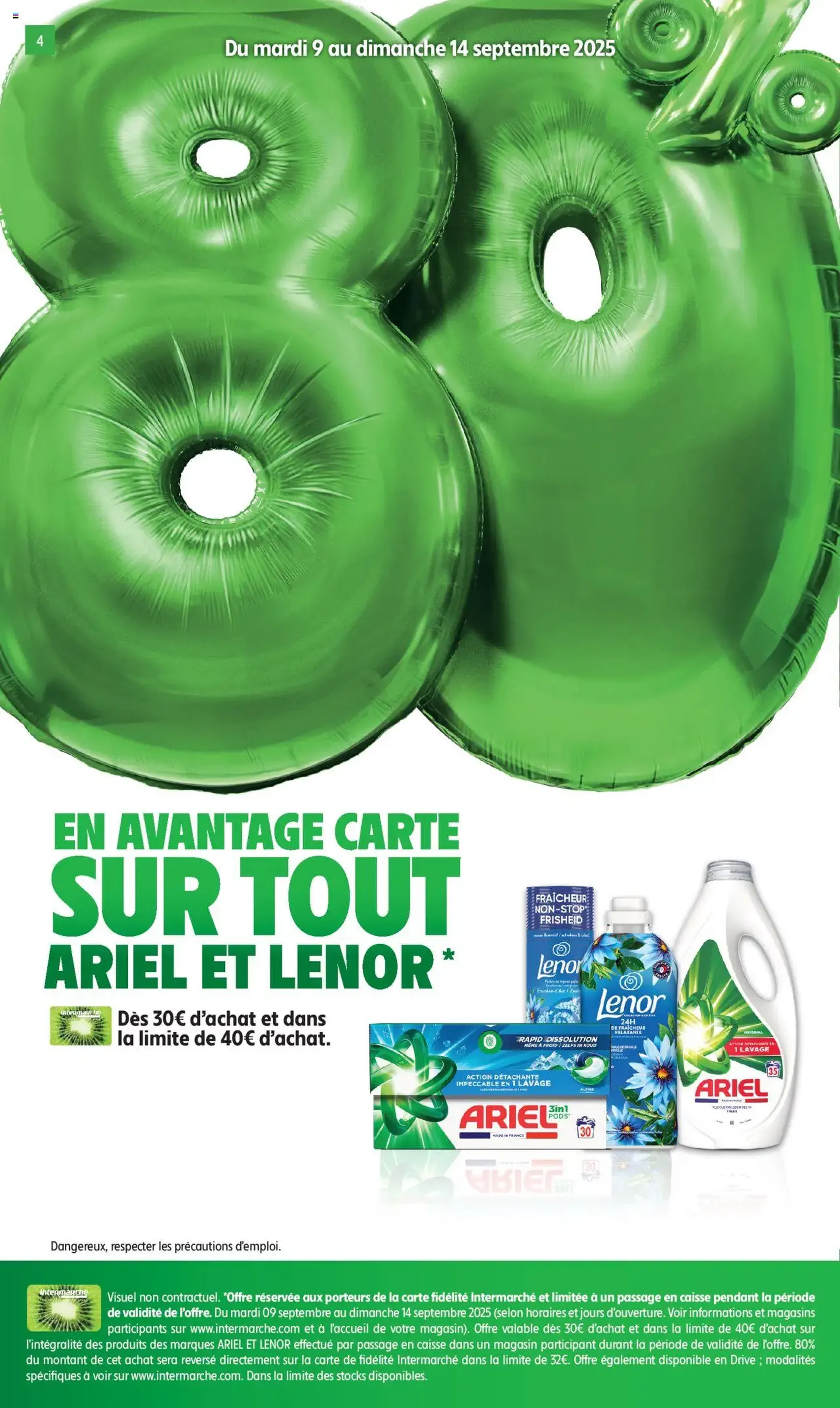 Intermarché - C'est le très gros anniversaire - brochure valable à partir du 09/09/2025, page 4 sur 36 Intermarché - C'est le très gros anniversaire - brochure valable à partir du 09/09/2025, page 4 sur 36