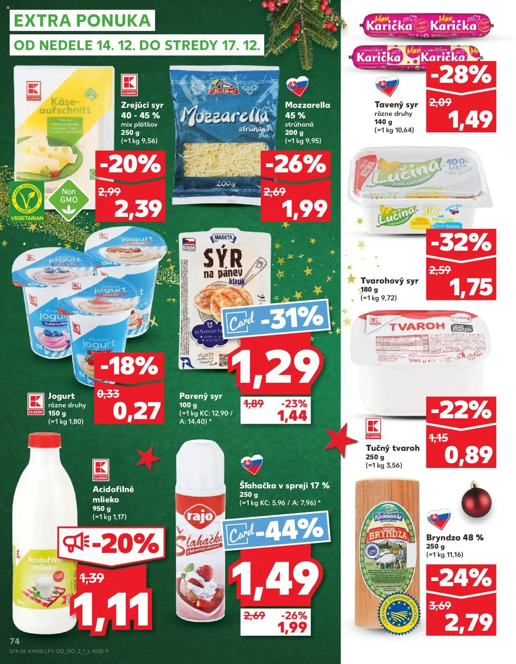 Kaufland SK Akciós újság - 2025.12.11. érvényes szórólap 74 oldal 78 oldalból